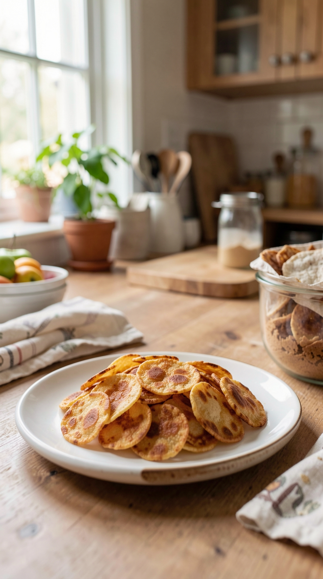 How To Improve Fruit Crisps For Even Browning featured image showing fruit crisps in a real home kitchen