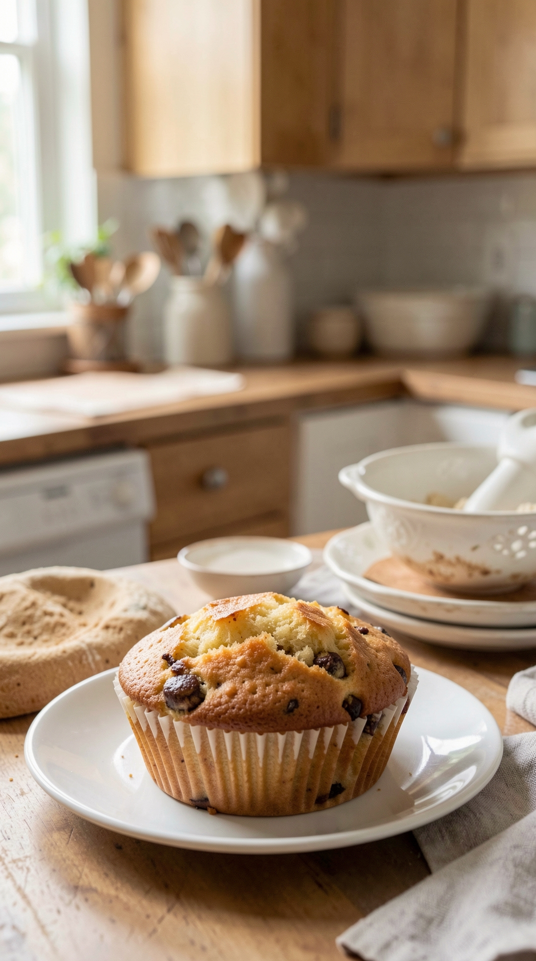 How To Improve Muffins For More Reliable Rise featured image showing muffins in a real home kitchen