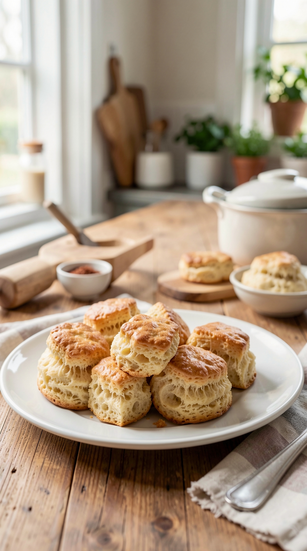 How To Improve Scones For Better Texture featured image showing scones in a real home kitchen