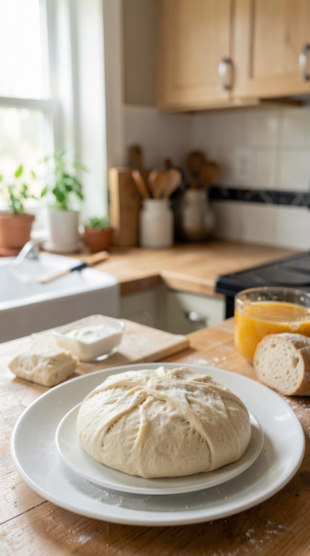 How To Improve Yeast Dough For Cleaner Flavor featured image showing yeast dough in a real home kitchen
