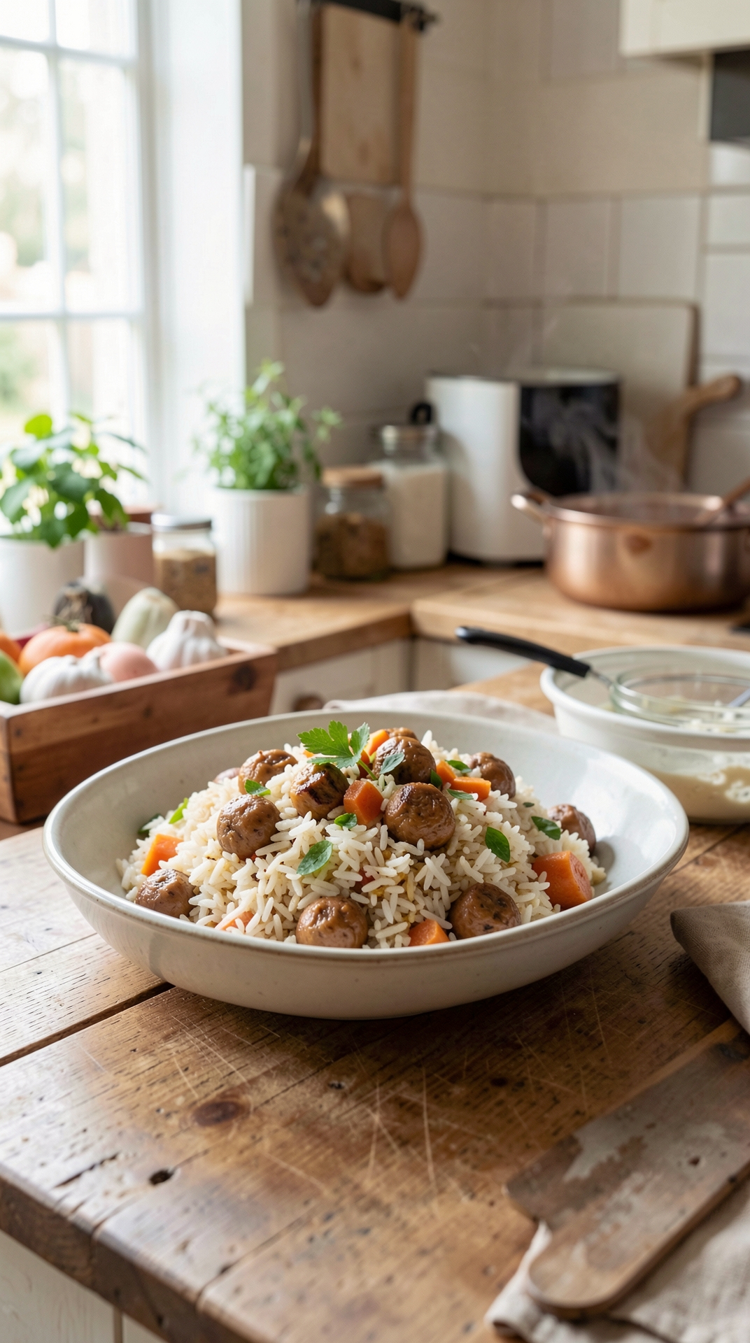 How To Master Cooking Rice For Better Texture Every Time featured image showing cooking rice in a real home kitchen