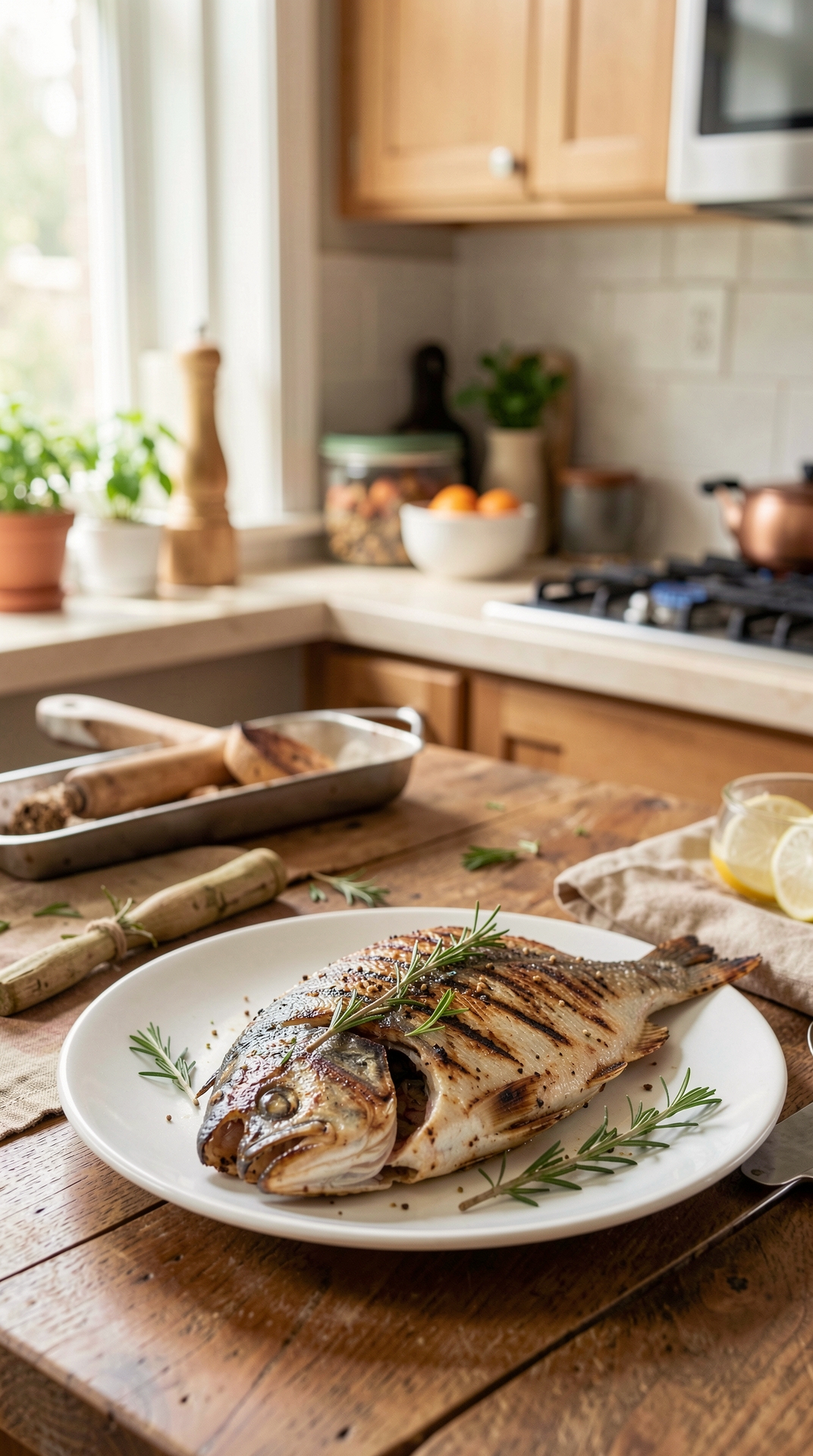 How To Master Grilling Fish For Better Texture Every Time featured image showing grilling fish in a real home kitchen