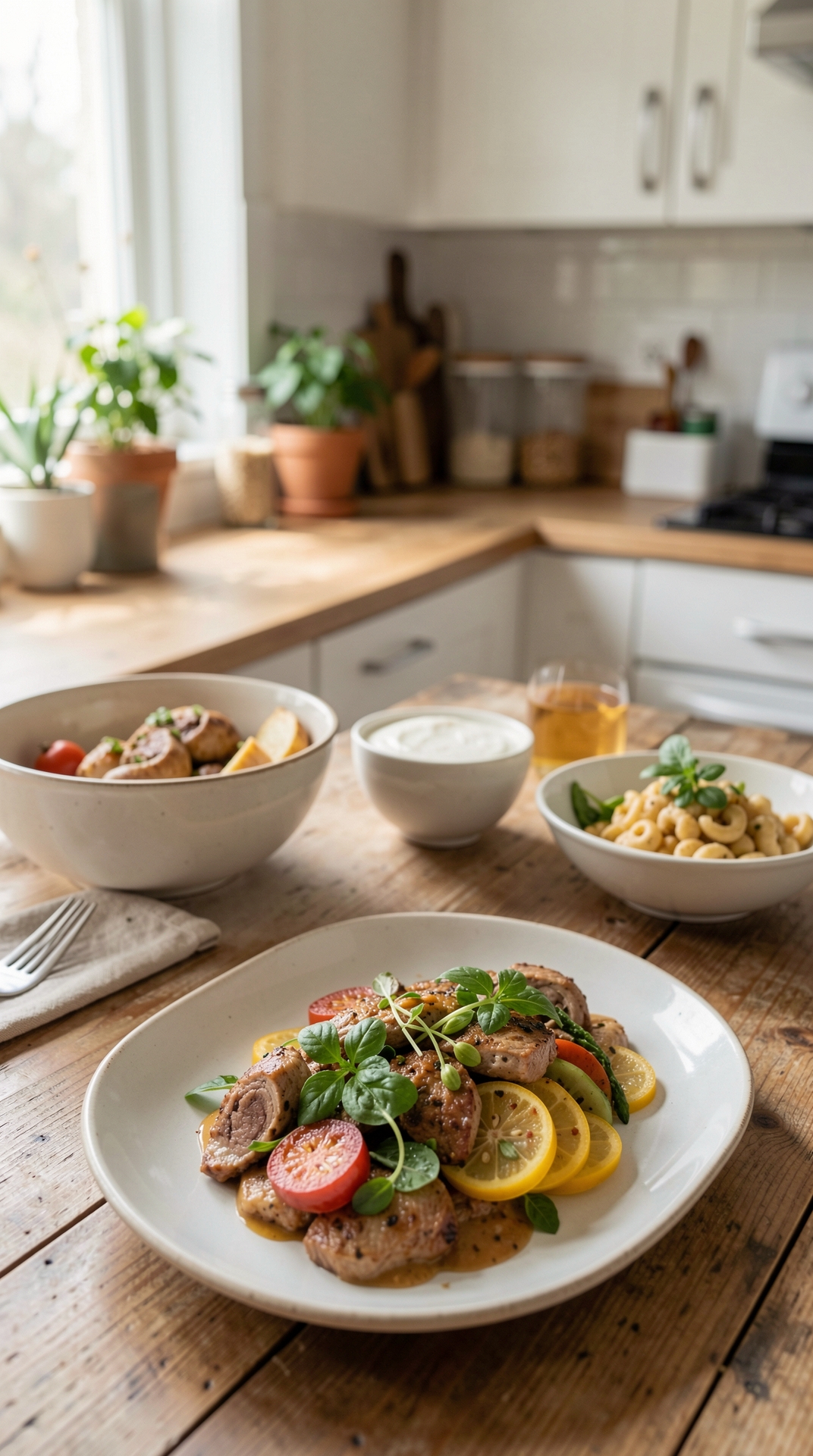 How To Plan Balanced Plates For Less Stress On Weeknights featured image showing balanced plates in a real home kitchen