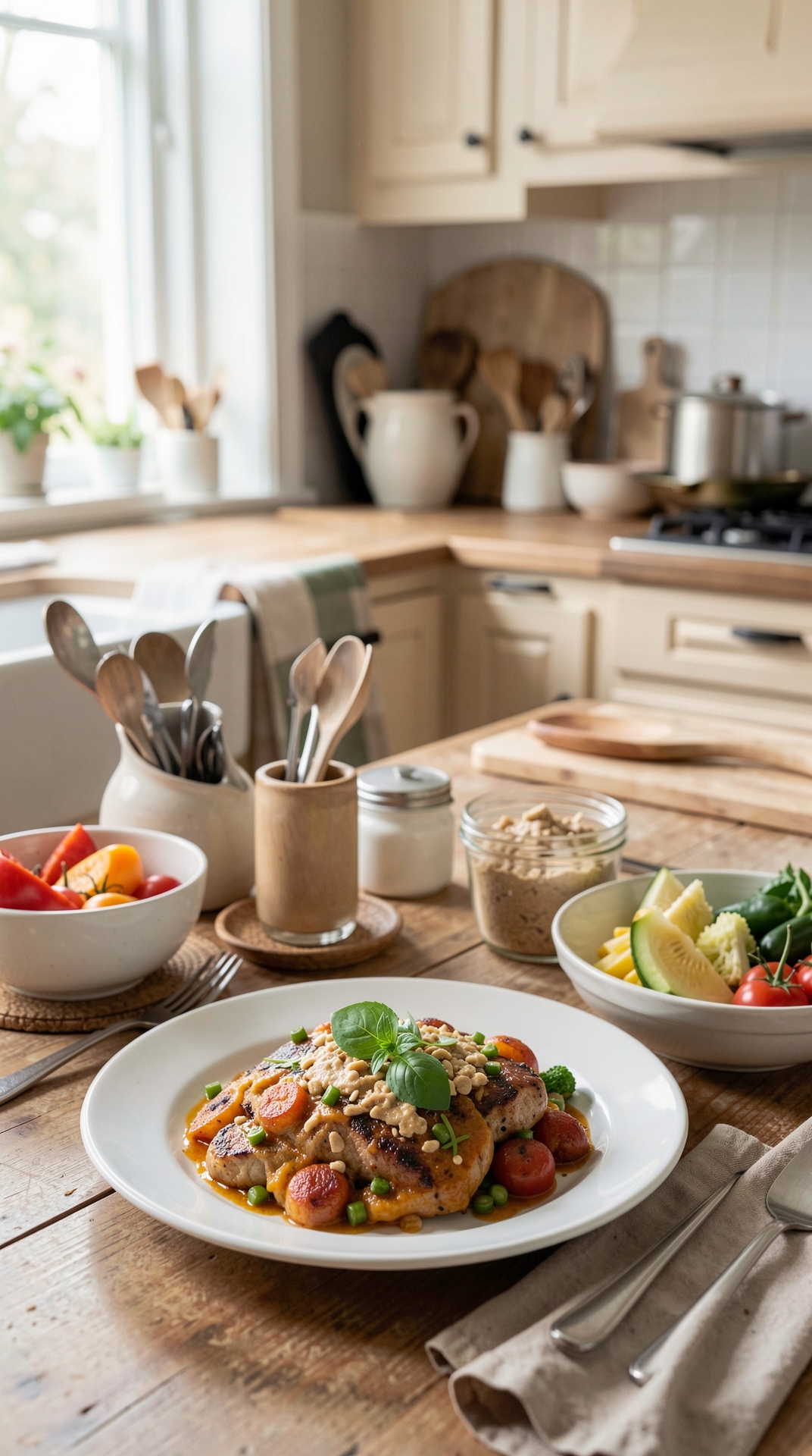 How To Plan One-Pan Suppers For More Variety At Dinner featured image showing one-pan suppers in a real home kitchen