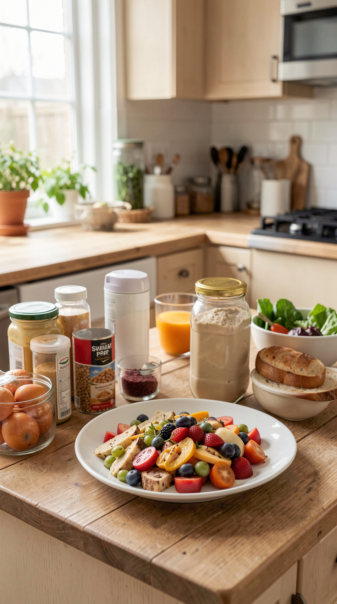 How To Plan Sunday Prep For Better Grocery Habits featured image showing Sunday prep in a real home kitchen