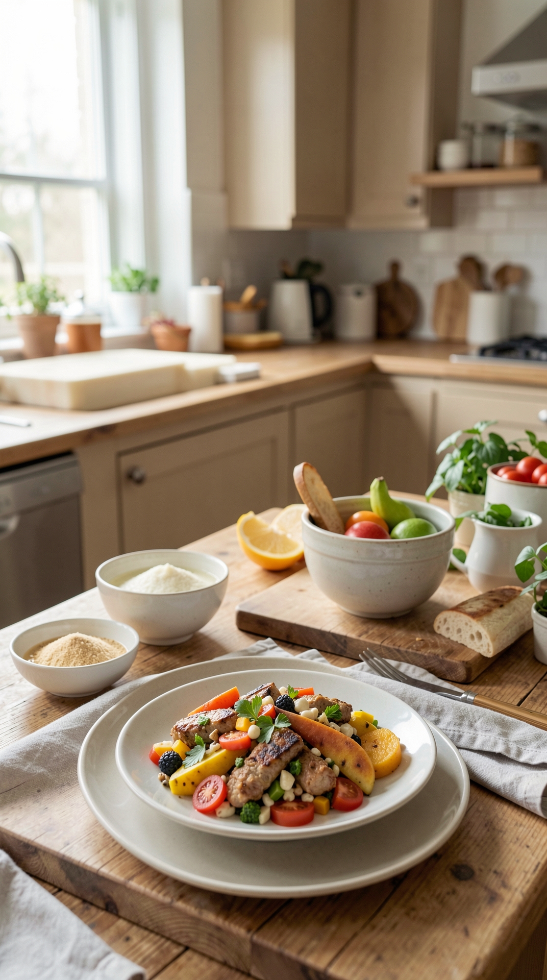 How To Plan Weekday Lunches For More Variety At Dinner featured image showing weekday lunches in a real home kitchen