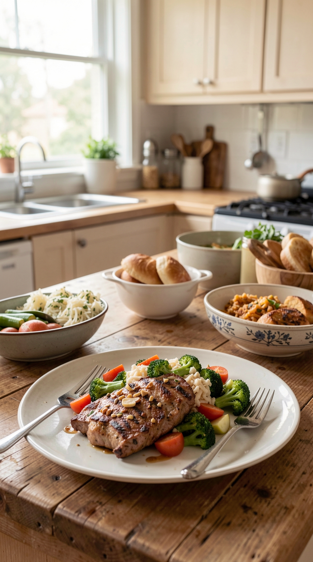 How To Plan Weekday Lunches For More Variety At Dinner featured image showing weekday lunches in a real home kitchen