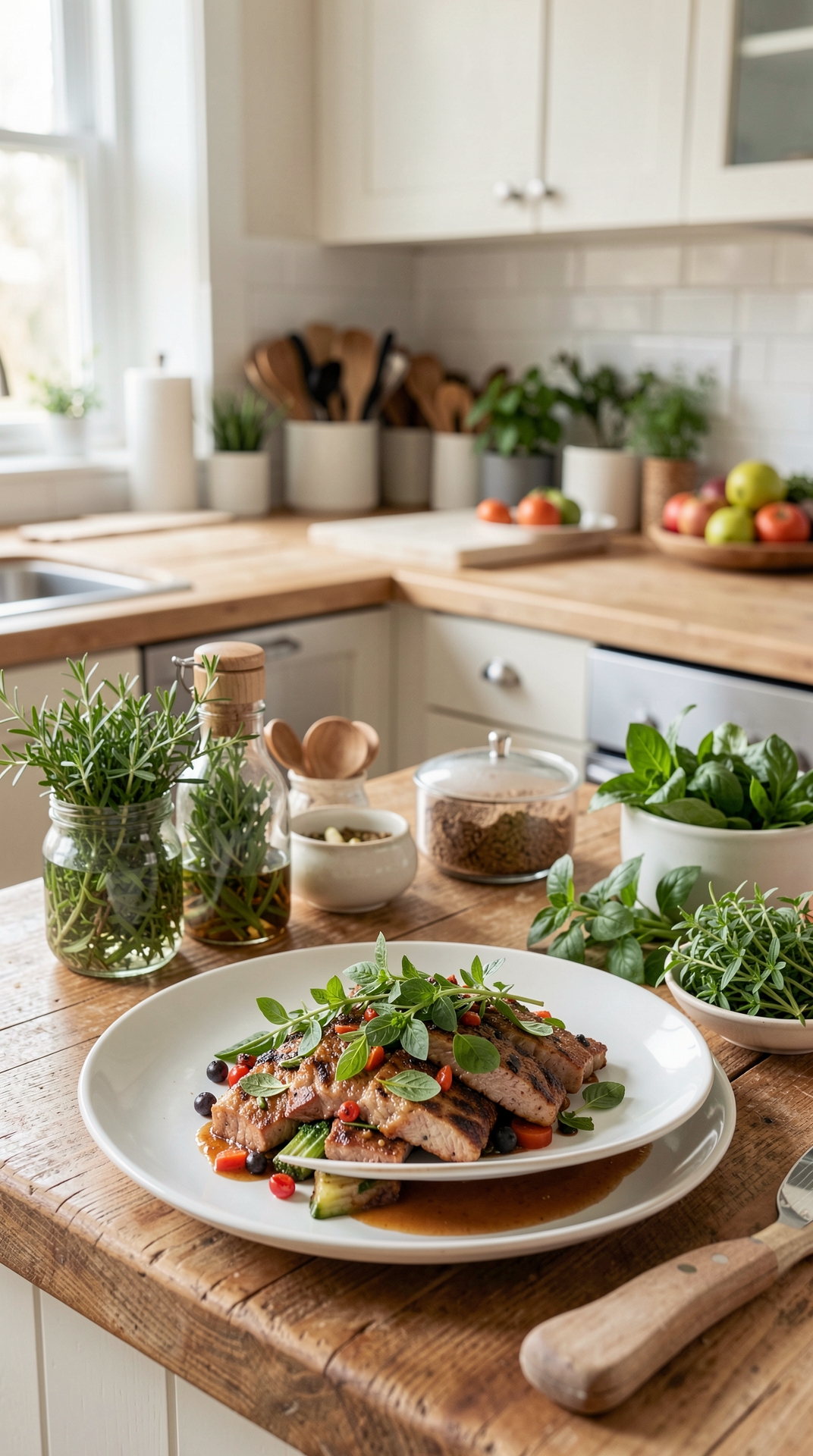 How To Store Fresh Herbs For More Confident Substitutions featured image showing fresh herbs in a real home kitchen