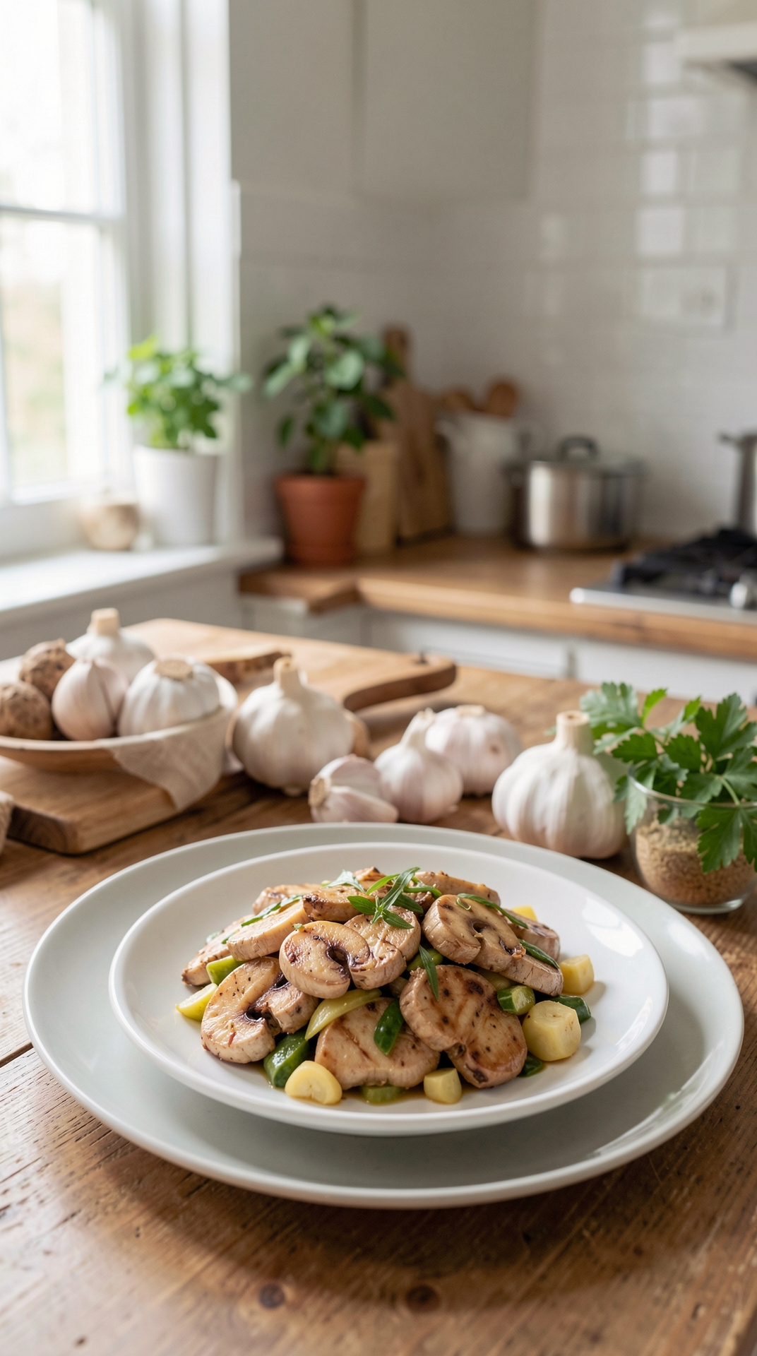 How To Store Garlic For More Confident Substitutions featured image showing garlic in a real home kitchen