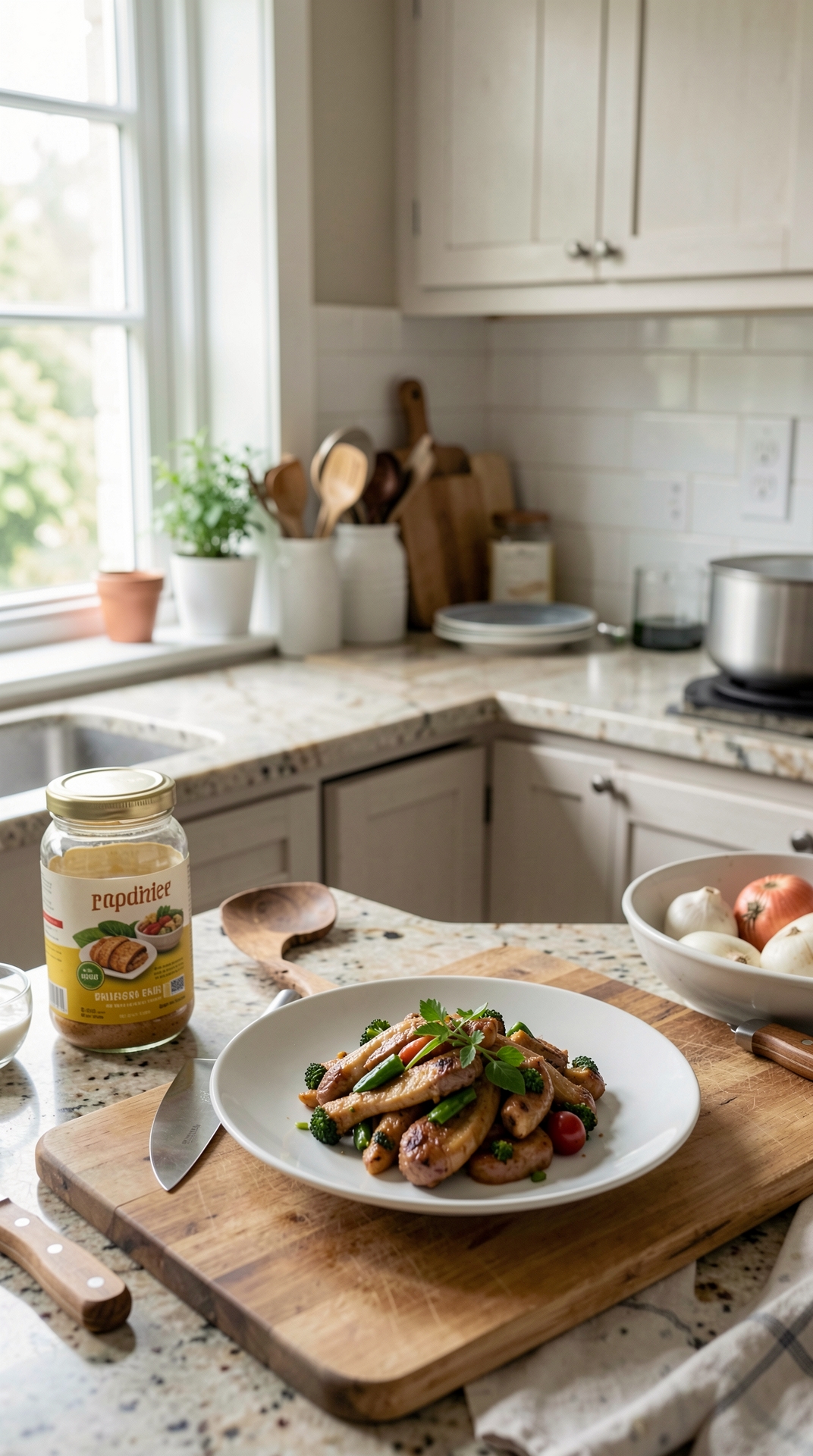 How To Streamline Knife Setup For Simpler Cleanup featured image showing knife setup in a real home kitchen