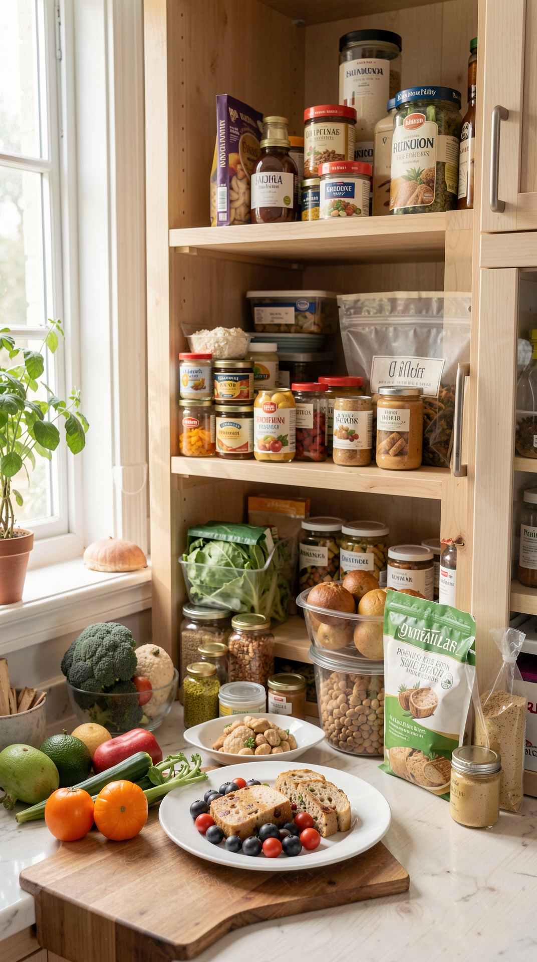 How To Streamline Pantry Zones For Less Food Waste featured image showing pantry zones in a real home kitchen