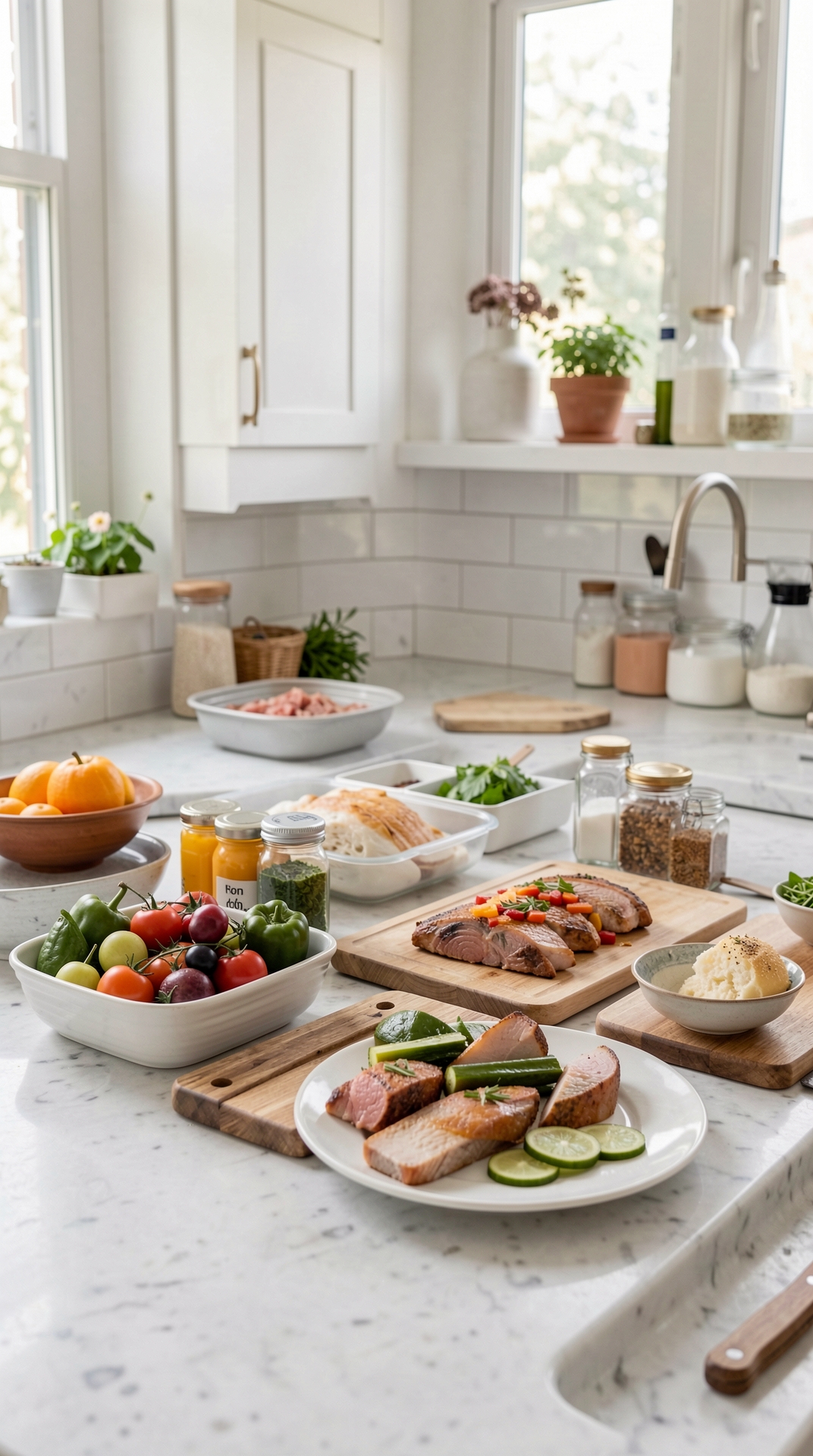 How To Streamline Prep Stations For Safer Storage featured image showing prep stations in a real home kitchen