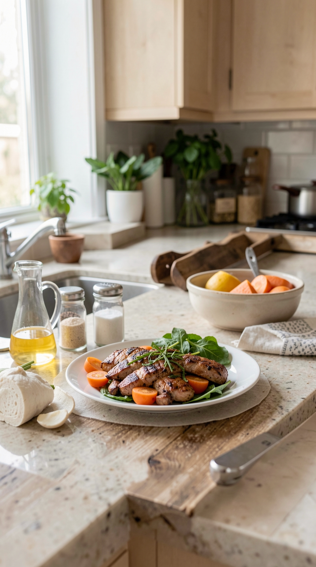 How To Streamline Small Kitchen Counters For Simpler Cleanup featured image showing small kitchen counters in a real home kitchen