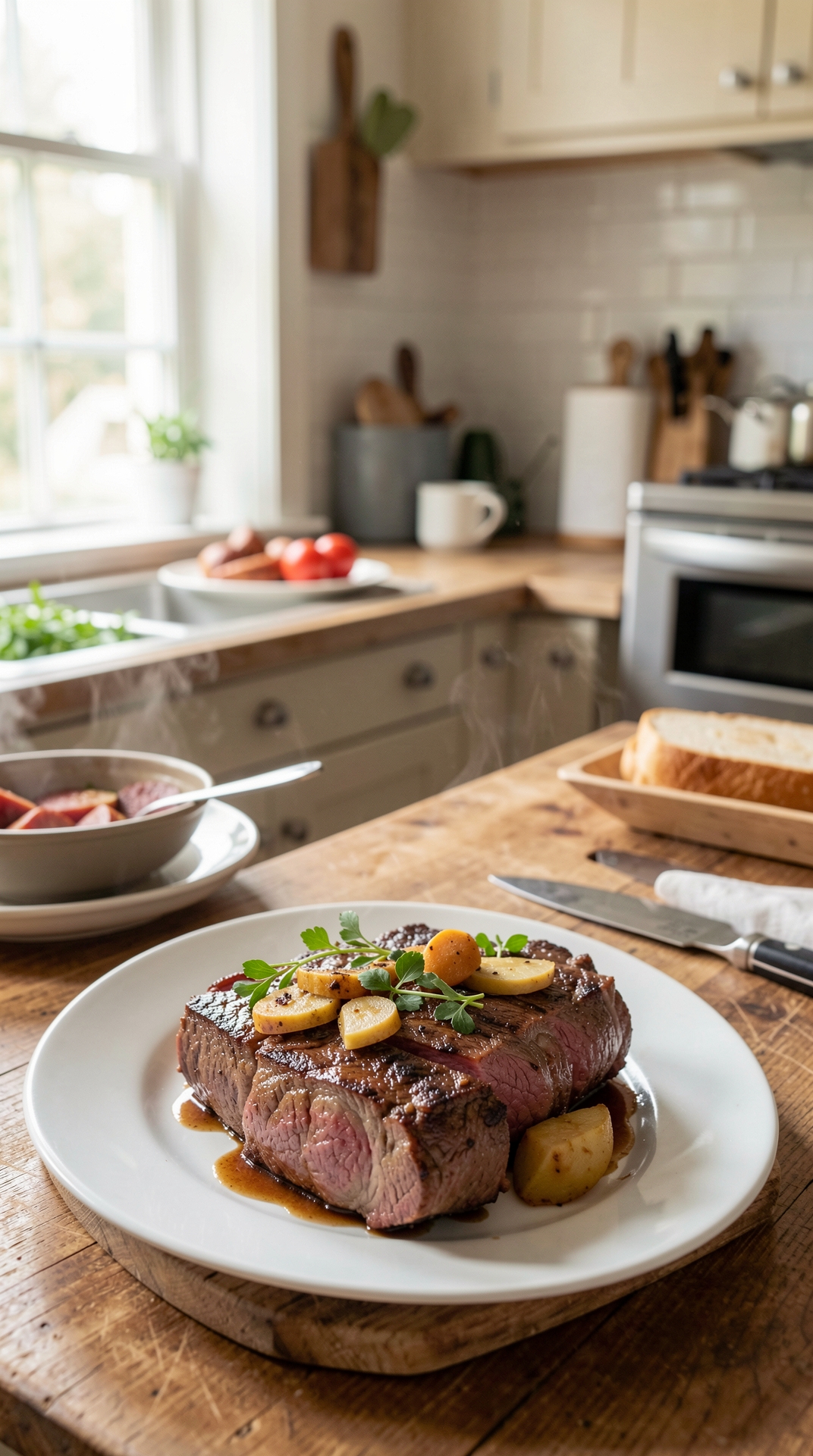 Key Principles Of Braising Beef For Better Browning featured image showing braising beef in a real home kitchen