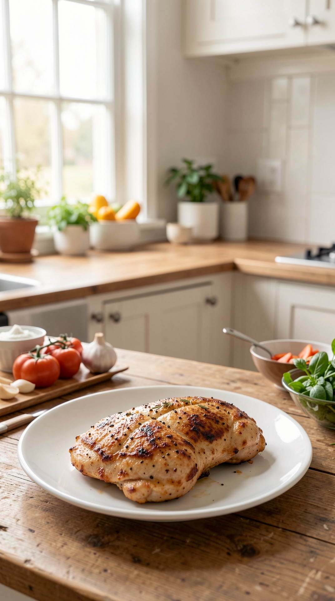 Key Principles Of Pan-Searing Chicken For Better Browning featured image showing pan-searing chicken in a real home kitchen