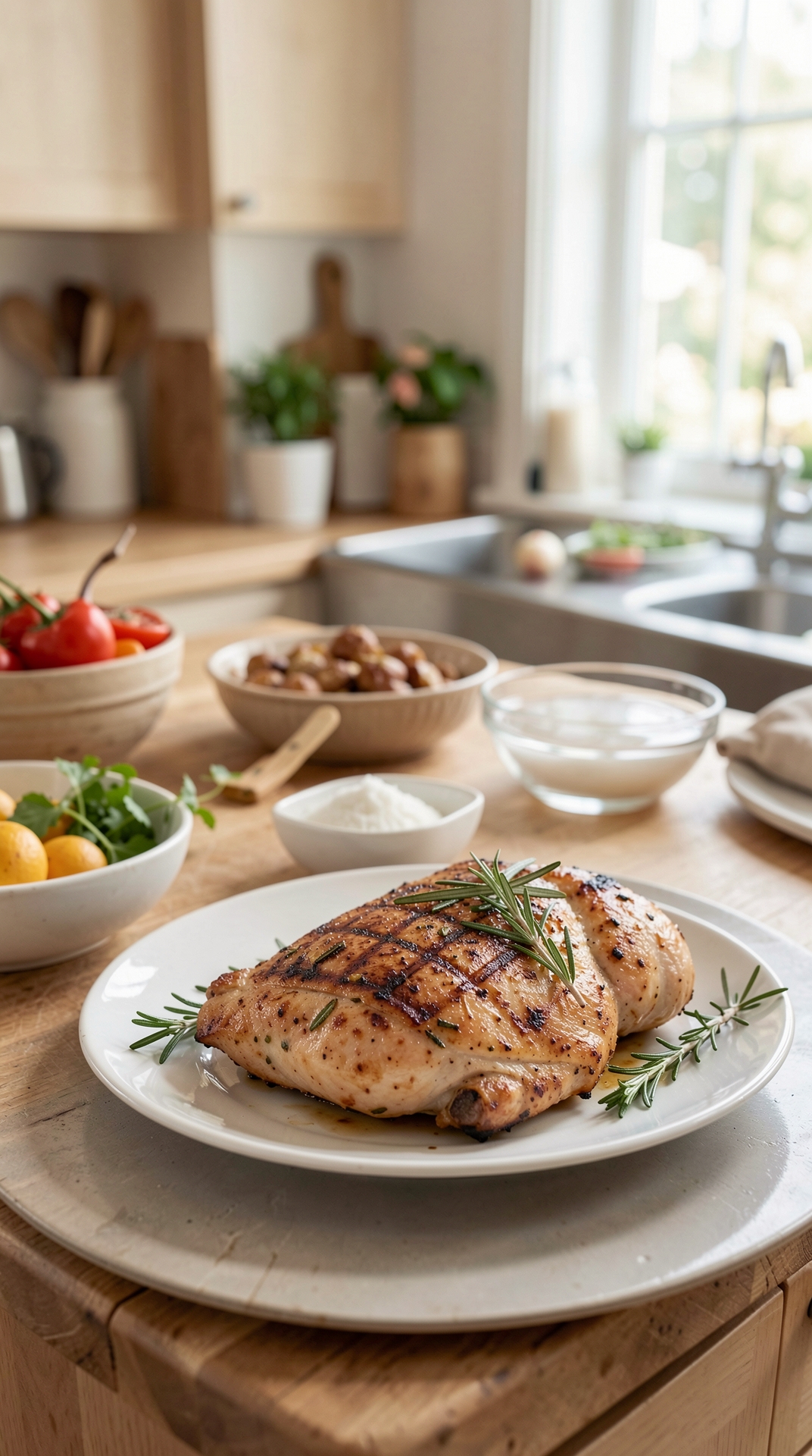Key Principles Of Pan-Searing Chicken For More Flavor Development featured image showing pan-searing chicken in a real home kitchen