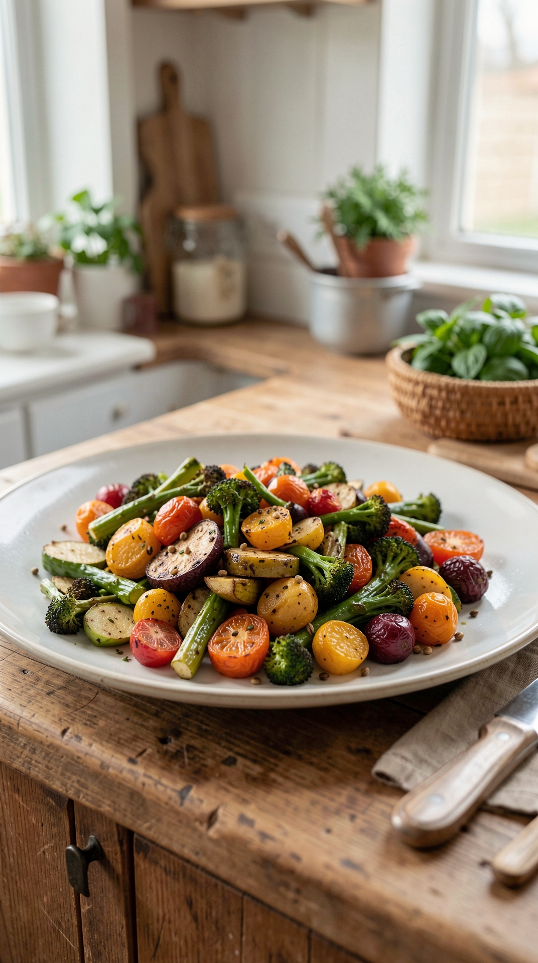 Key Principles Of Roasting Vegetables For Less Guesswork featured image showing roasting vegetables in a real home kitchen