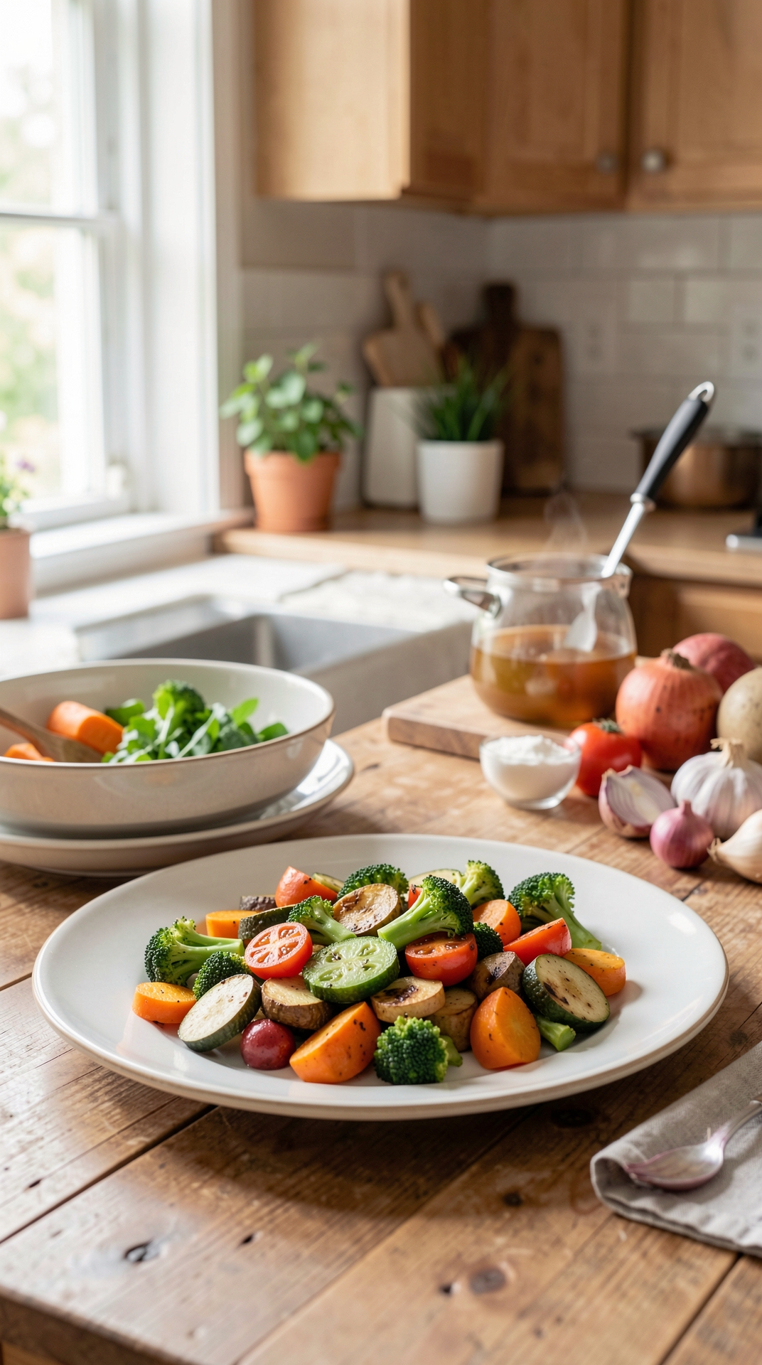 Key Principles Of Roasting Vegetables For Less Guesswork featured image showing roasting vegetables in a real home kitchen