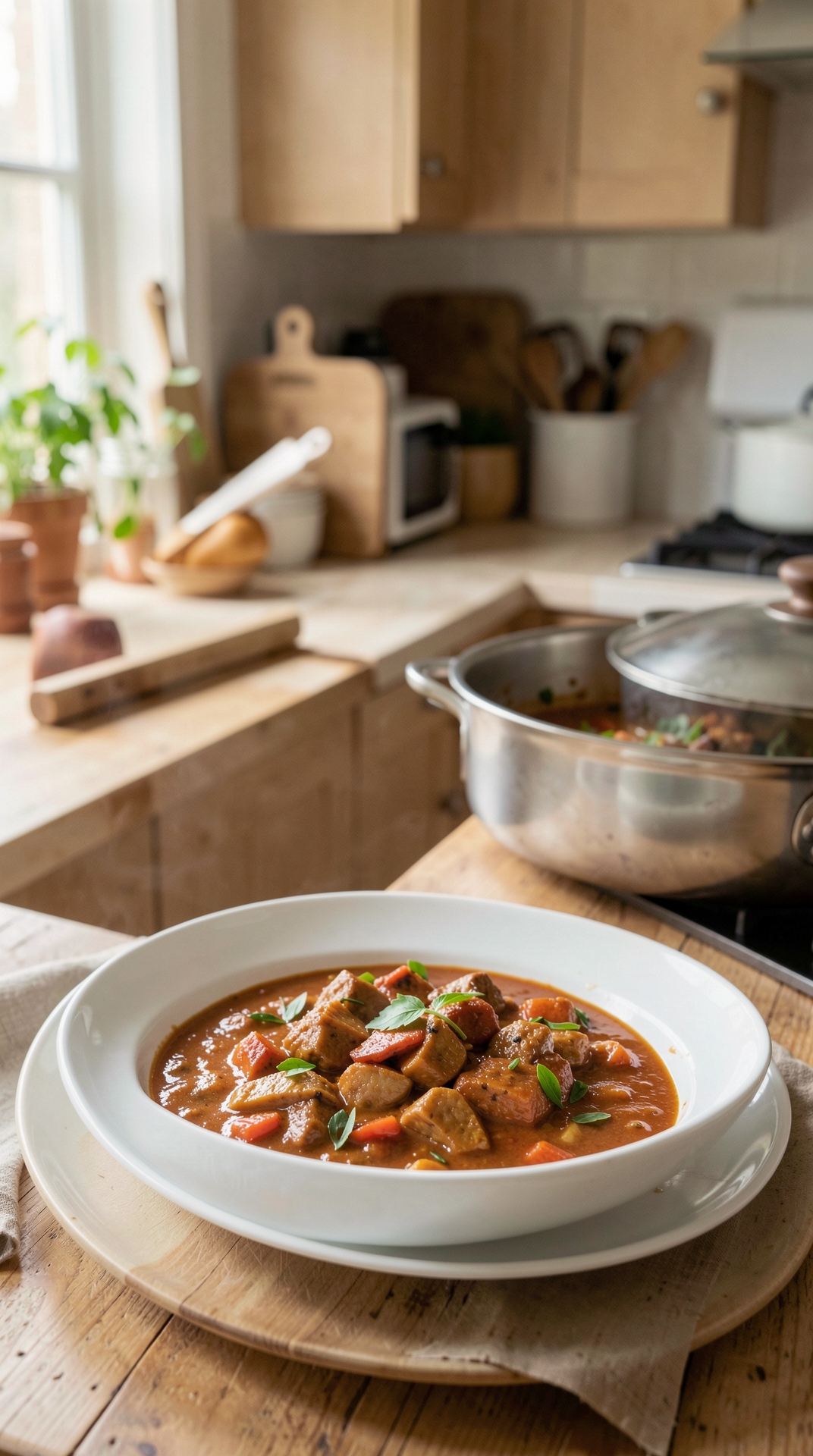 Key Principles Of Simmering Sauces For Better Texture Every Time featured image showing simmering sauces in a real home kitchen