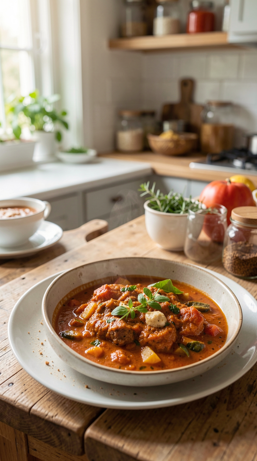 Key Principles Of Simmering Sauces For More Flavor Development featured image showing simmering sauces in a real home kitchen