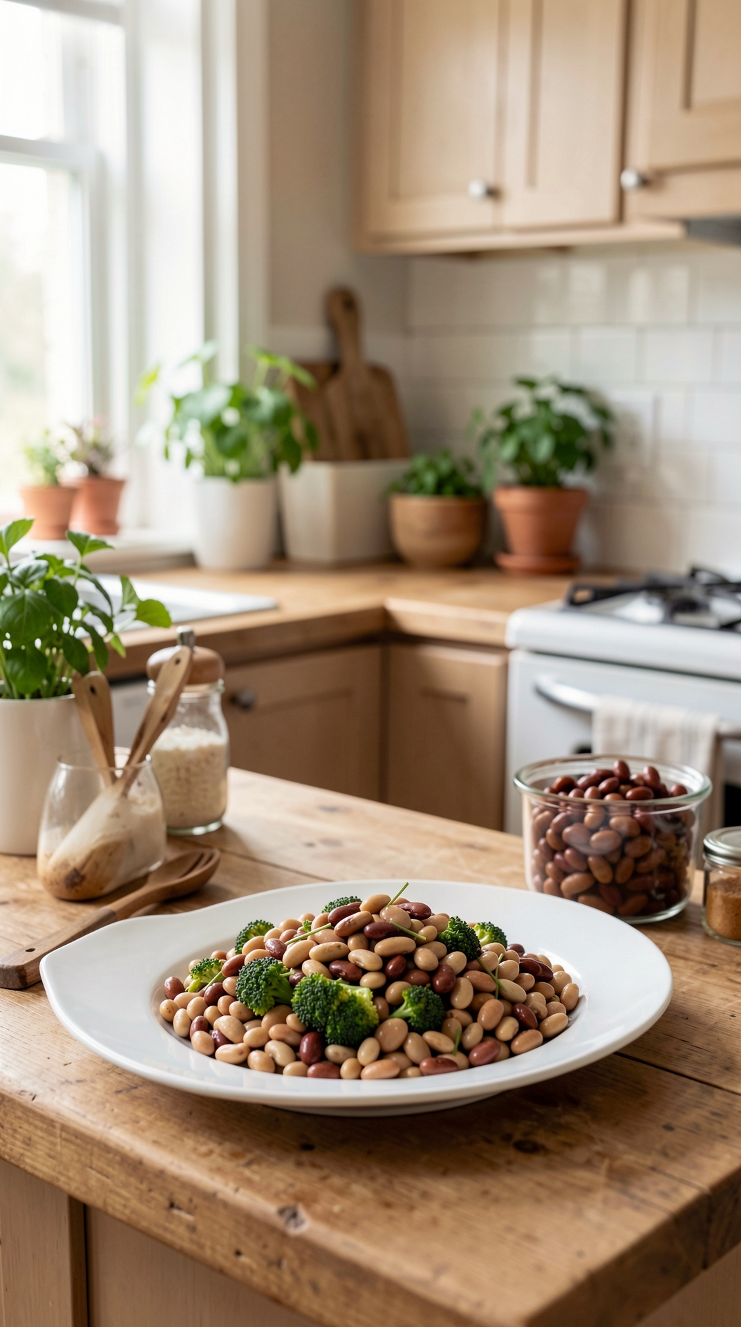 Kitchen Guide To Beans For Better Shelf Life featured image showing beans in a real home kitchen