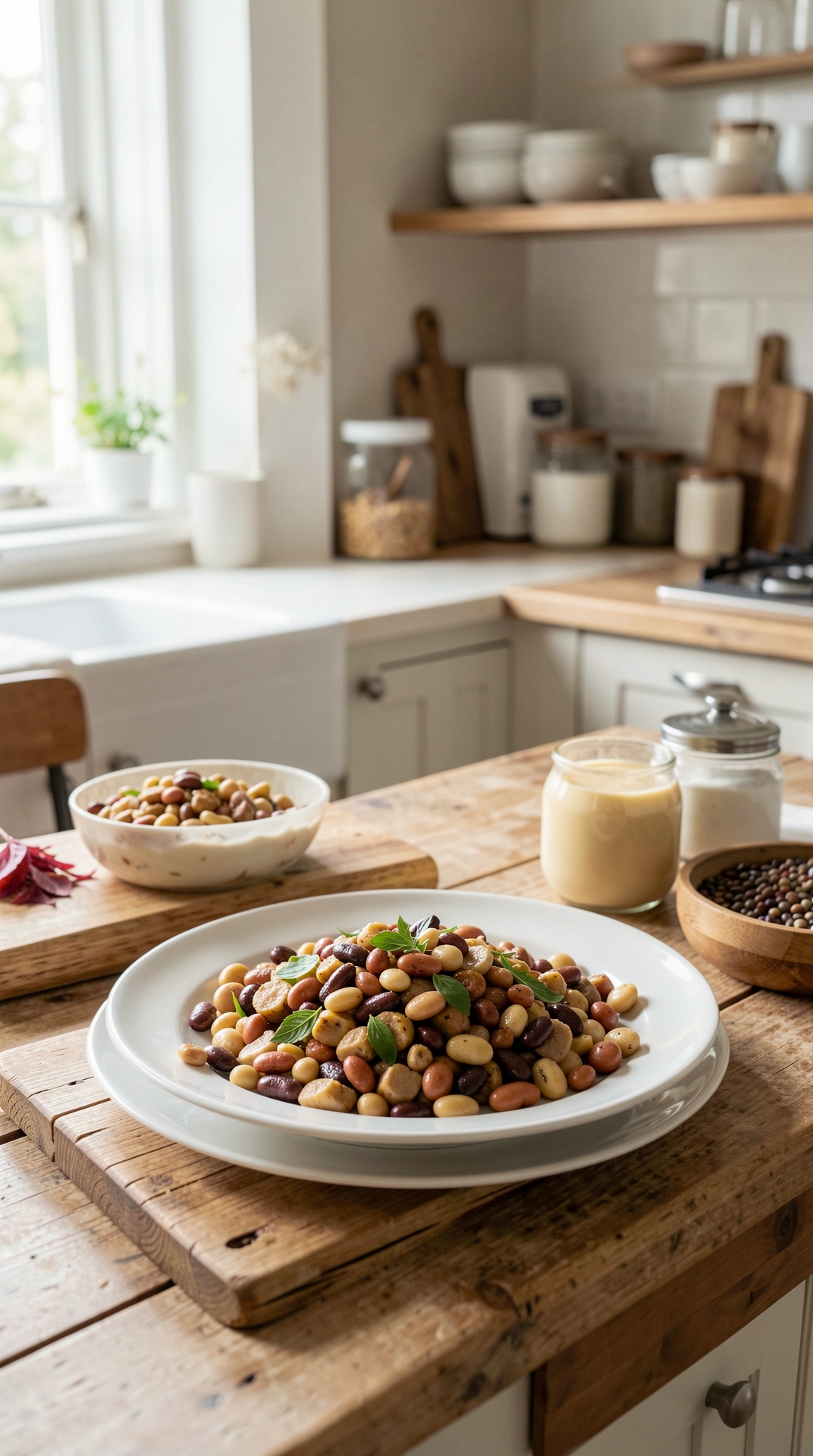 Kitchen Guide To Beans For Safer Food Handling featured image showing beans in a real home kitchen