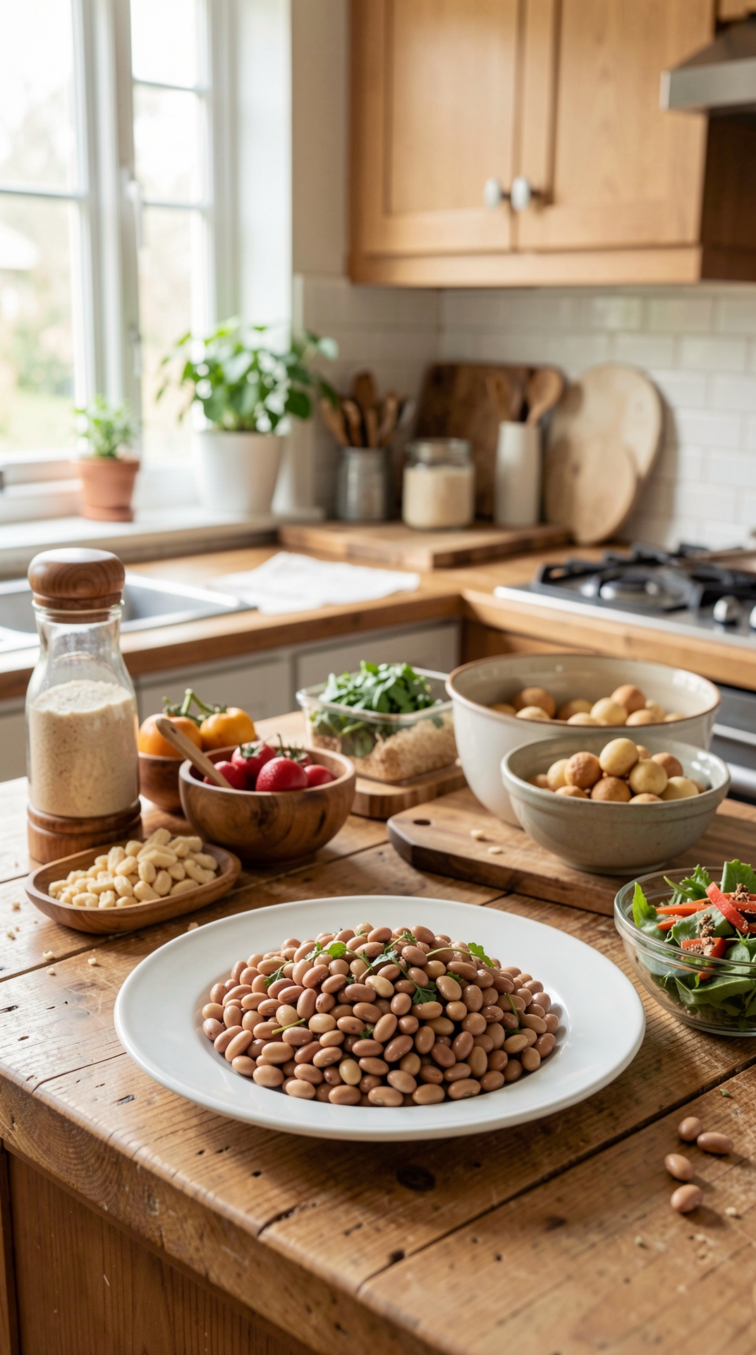 Kitchen Guide To Beans For Safer Food Handling featured image showing beans in a real home kitchen