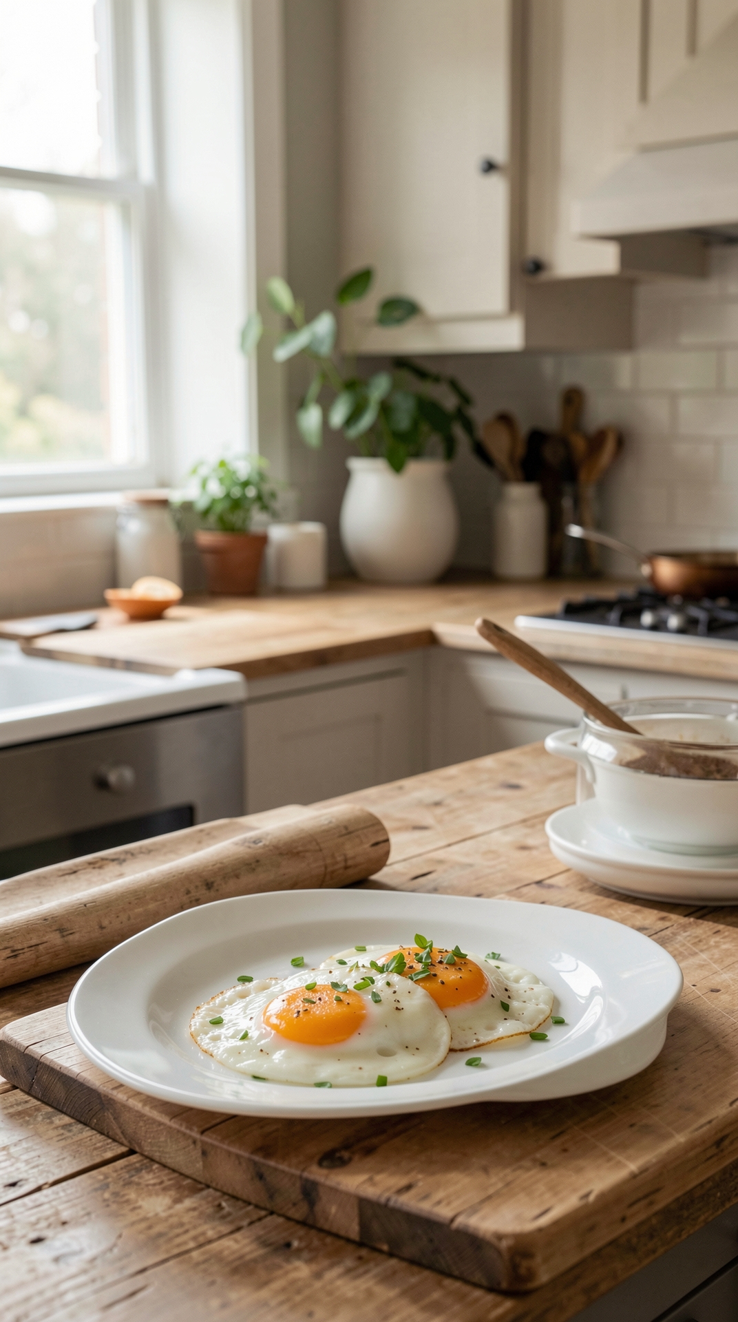 Kitchen Guide To Eggs For Less Spoilage featured image showing eggs in a real home kitchen