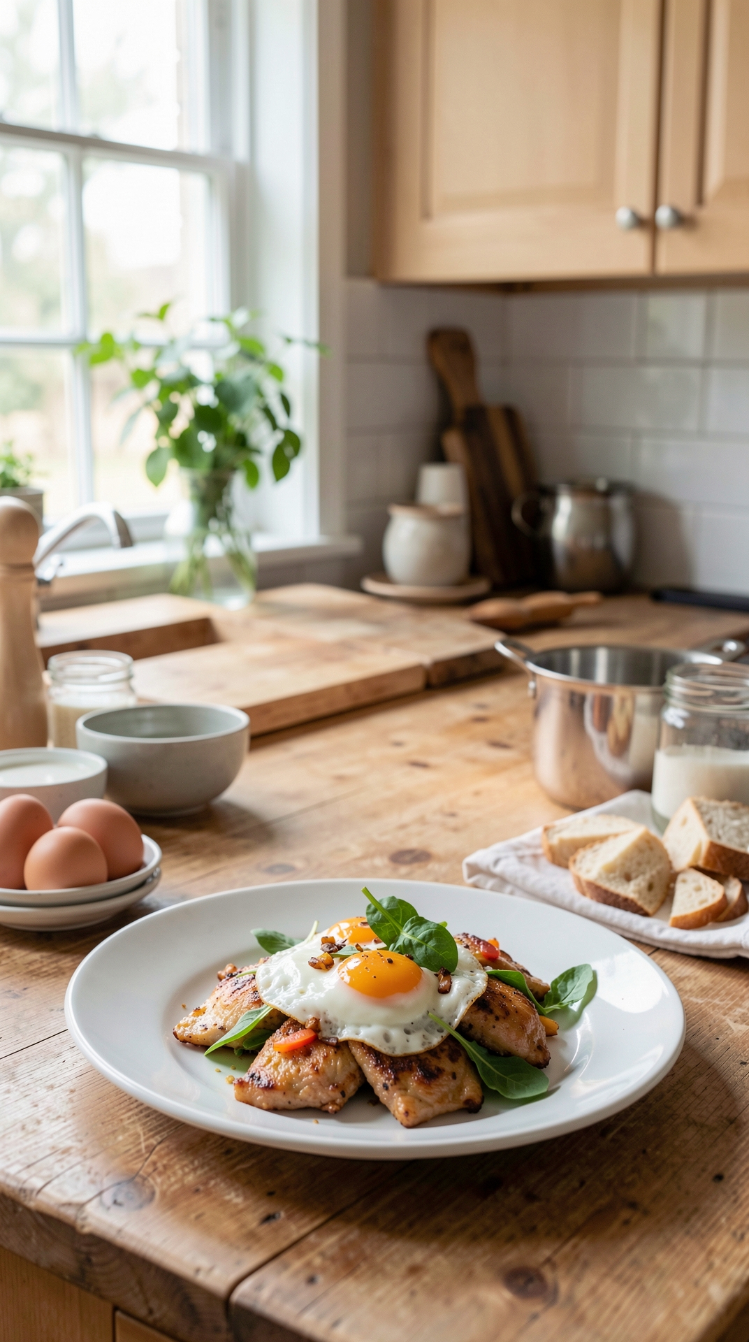 Kitchen Guide To Eggs For More Confident Substitutions featured image showing eggs in a real home kitchen