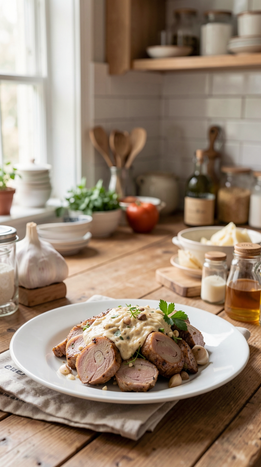 Kitchen Guide To Garlic For Better Shelf Life featured image showing garlic in a real home kitchen