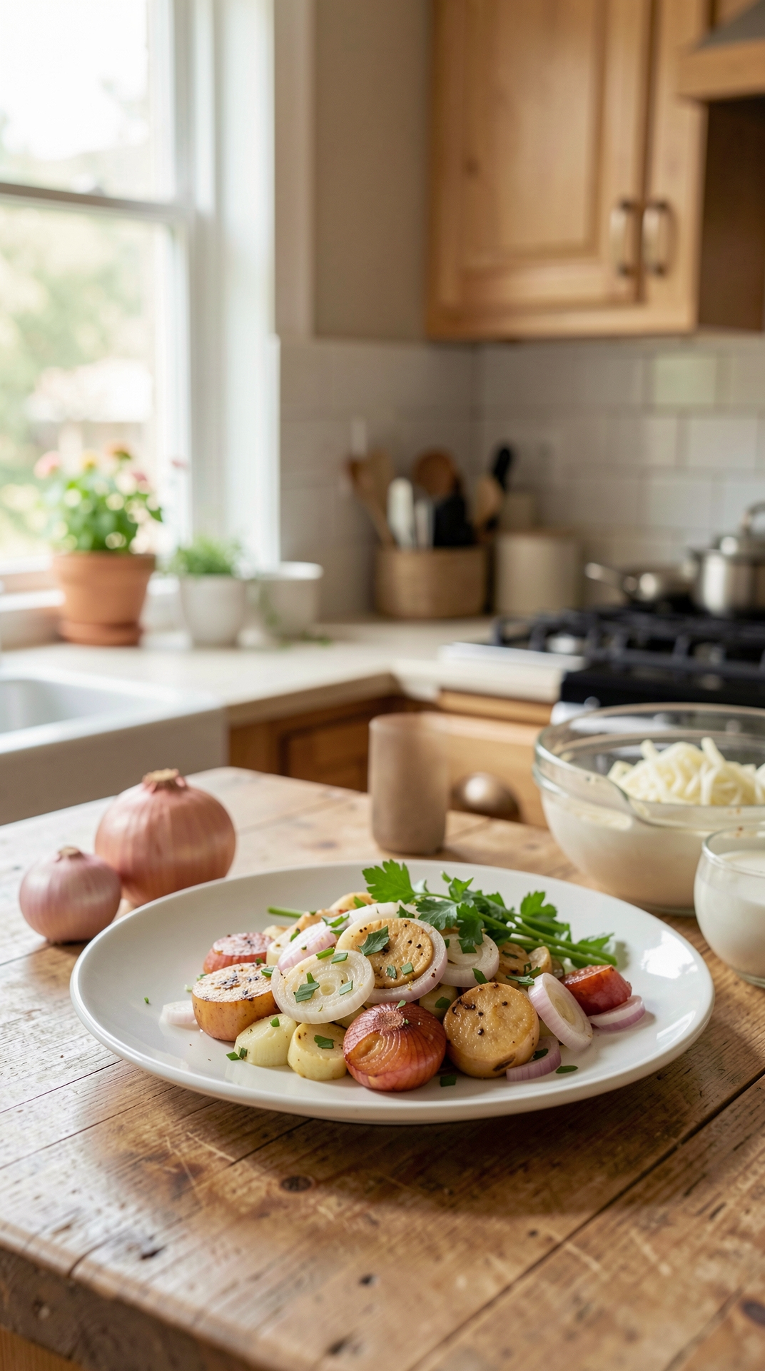 Kitchen Guide To Onions For More Confident Substitutions featured image showing onions in a real home kitchen