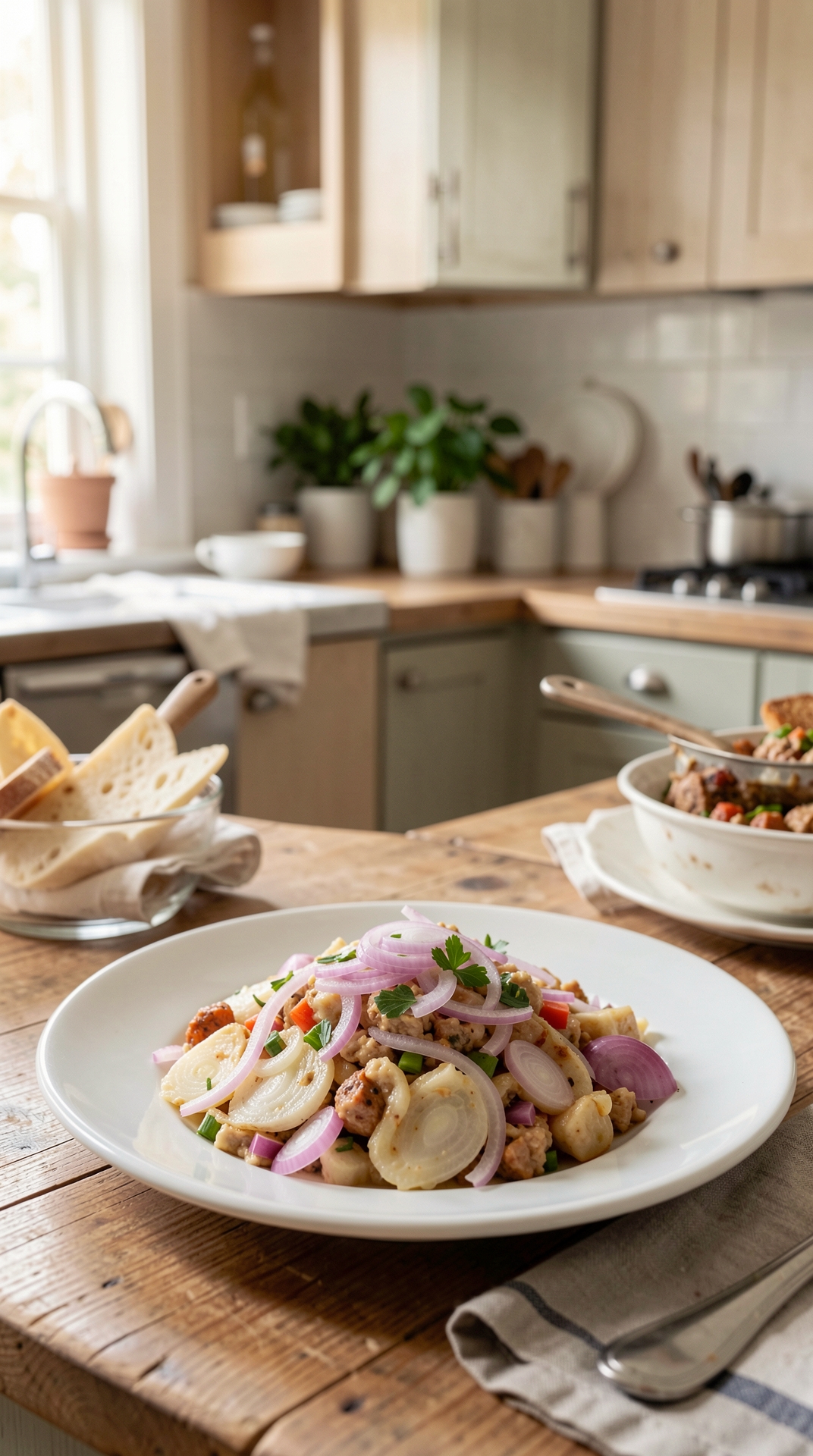 Kitchen Guide To Onions For More Confident Substitutions featured image showing onions in a real home kitchen