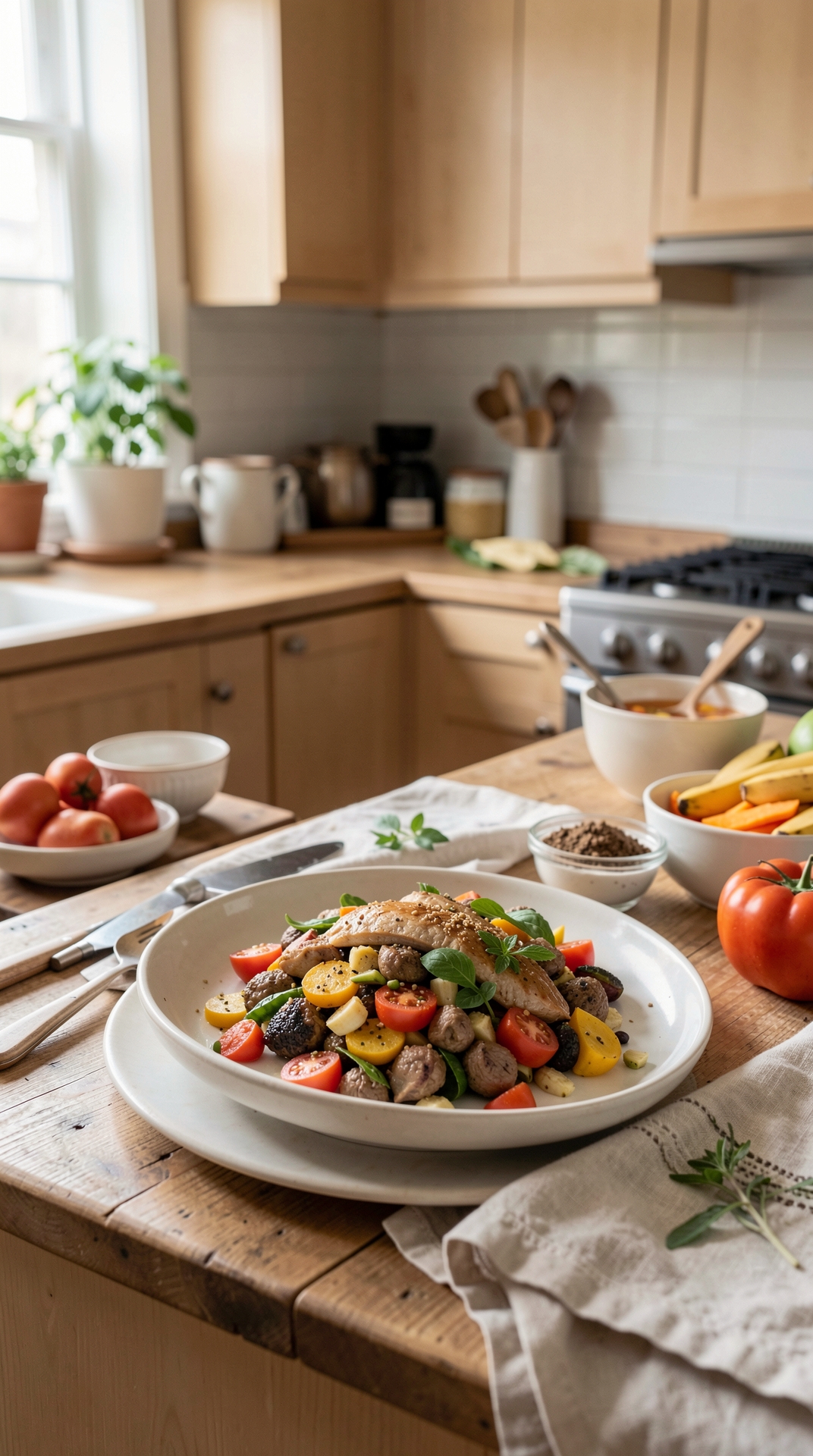 Mistakes To Avoid With Batch Cooking For More Variety At Dinner featured image showing batch cooking in a real home kitchen