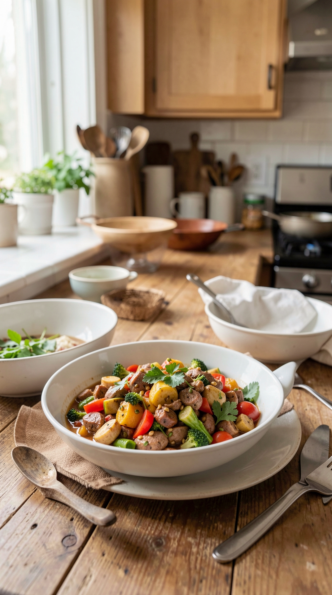 Mistakes To Avoid With One-Pan Suppers For Easier Leftovers featured image showing one-pan suppers in a real home kitchen