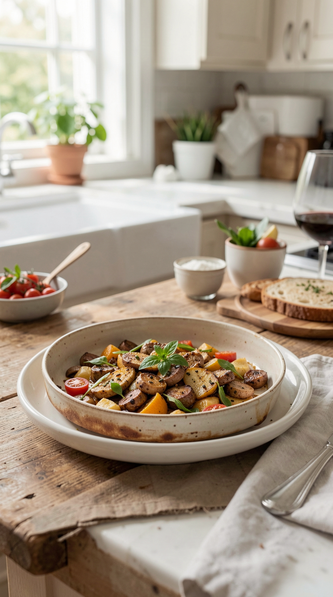 Mistakes To Avoid With One-Pan Suppers For Less Stress On Weeknights featured image showing one-pan suppers in a real home kitchen