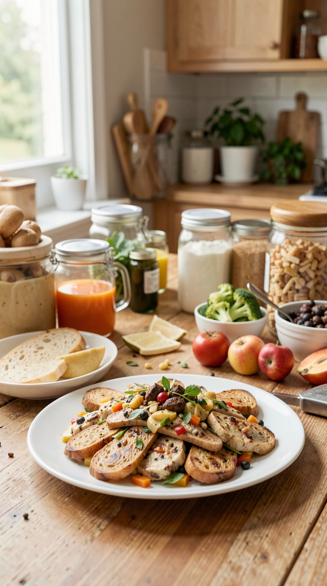 Practical Guide To Balanced Plates For Smarter Use Of Pantry Ingredients featured image showing balanced plates in a real home kitchen
