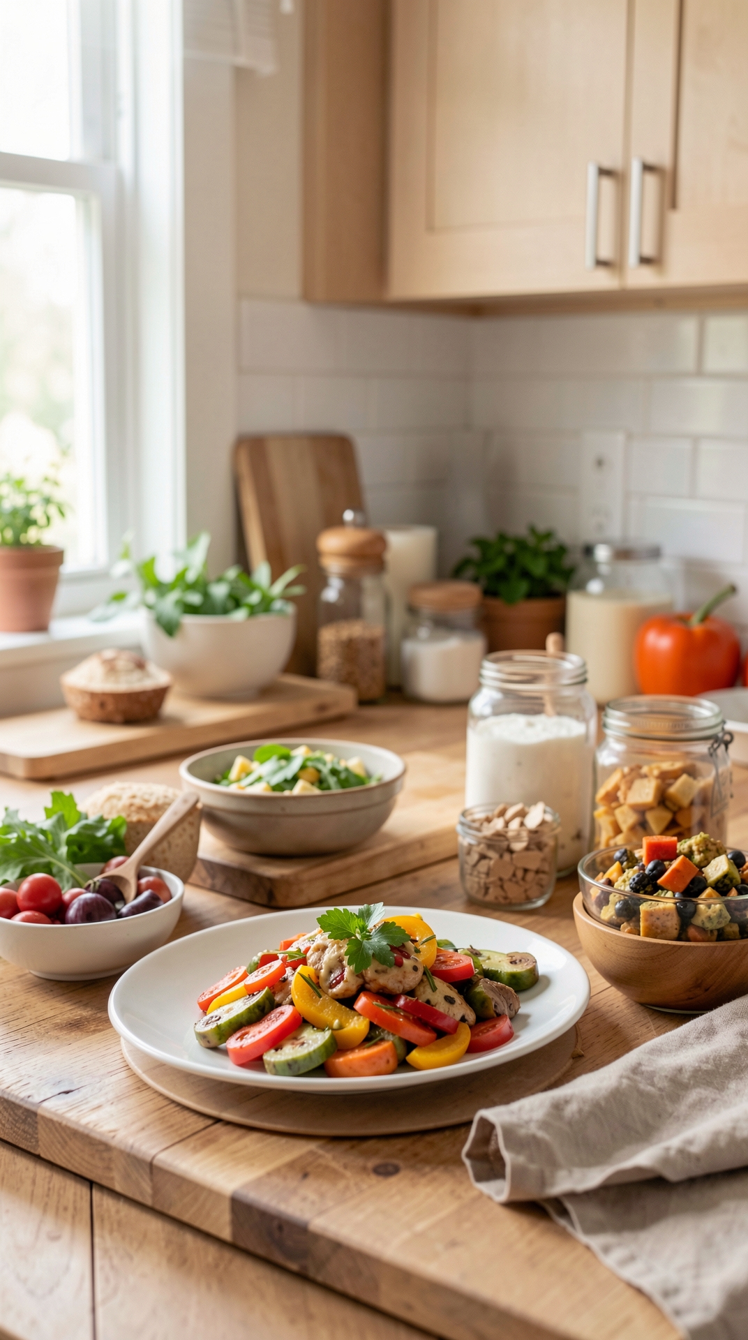 Practical Guide To Balanced Plates For Smarter Use Of Pantry Ingredients featured image showing balanced plates in a real home kitchen