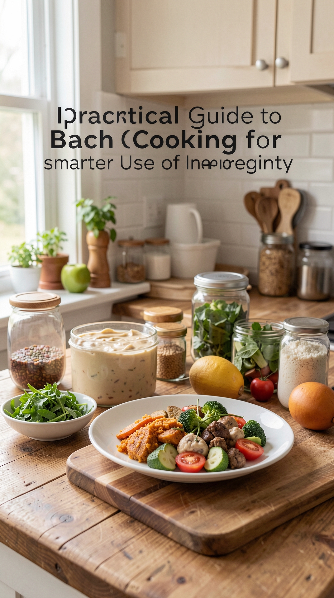 Practical Guide To Batch Cooking For Smarter Use Of Pantry Ingredients featured image showing batch cooking in a real home kitchen
