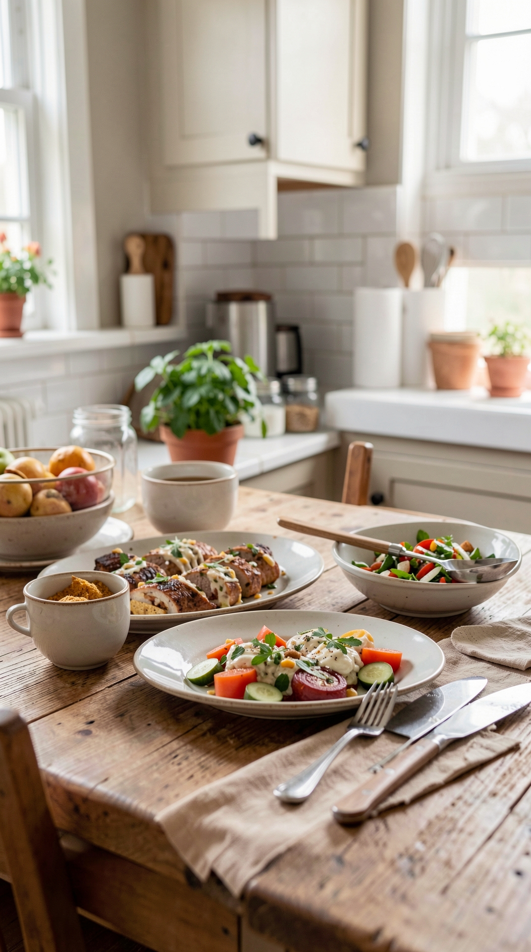 Practical Guide To Budget Meals For Less Stress On Weeknights featured image showing budget meals in a real home kitchen