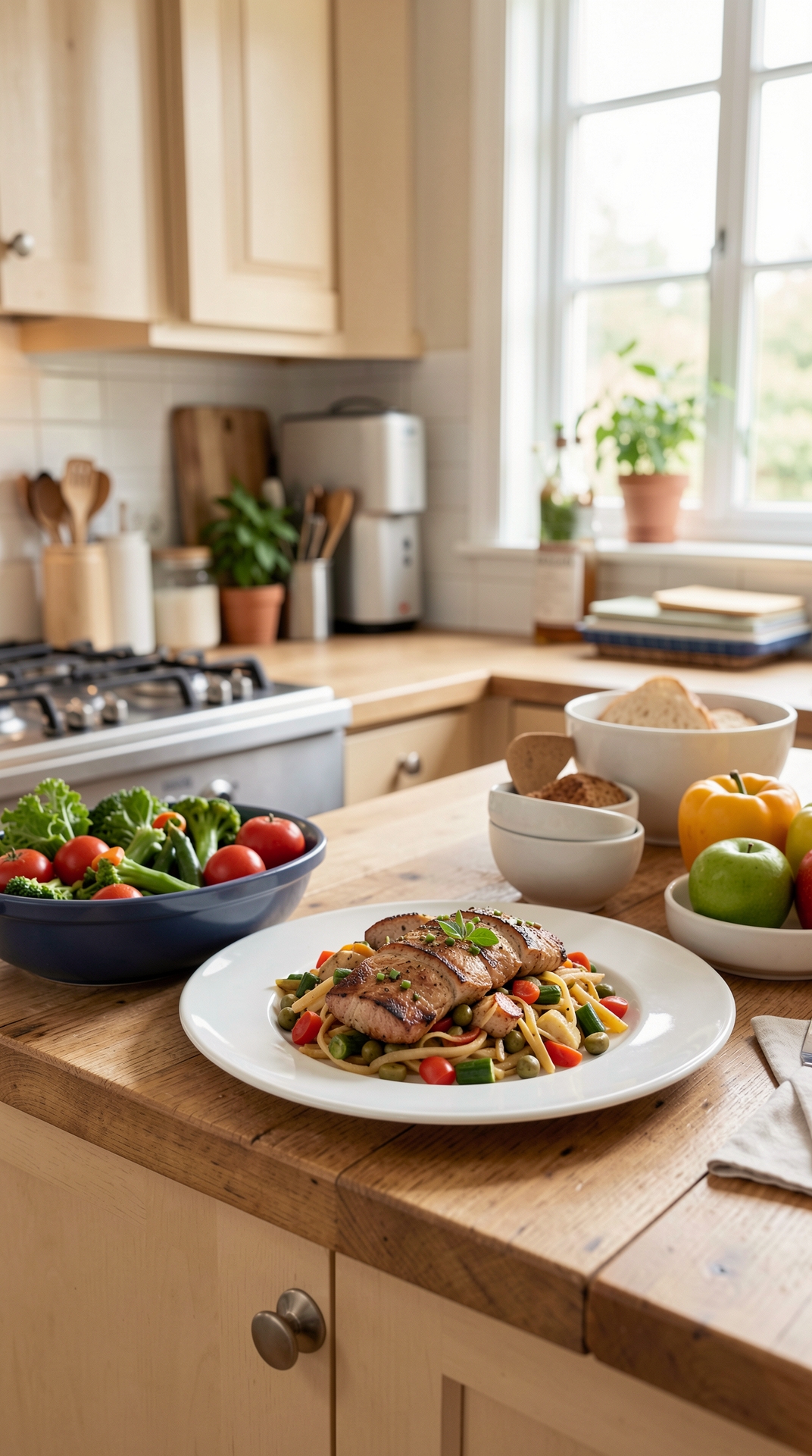 Practical Guide To Family Dinners For Better Grocery Habits featured image showing family dinners in a real home kitchen