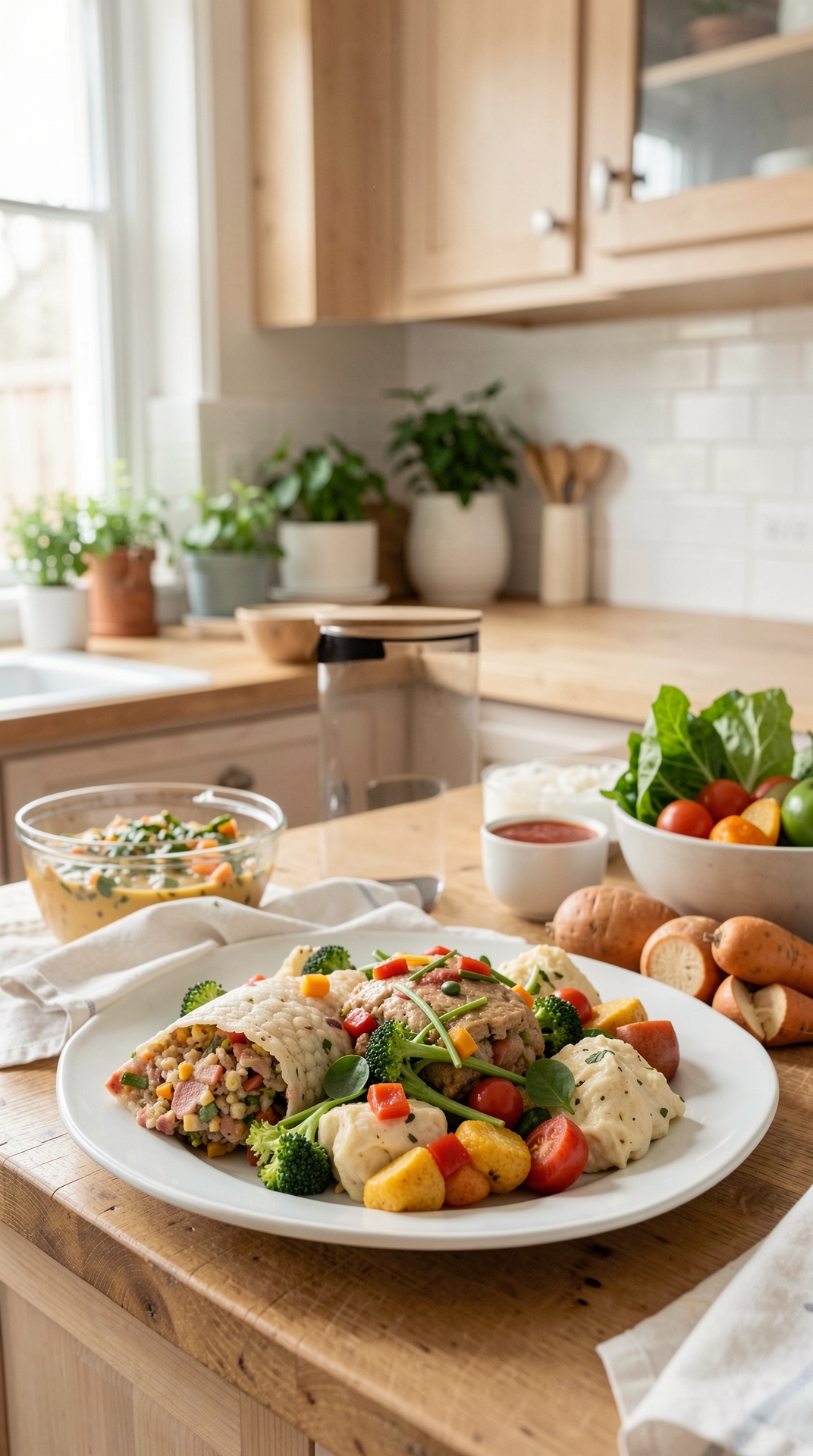 Practical Guide To Freezer Meals For Less Food Waste featured image showing freezer meals in a real home kitchen