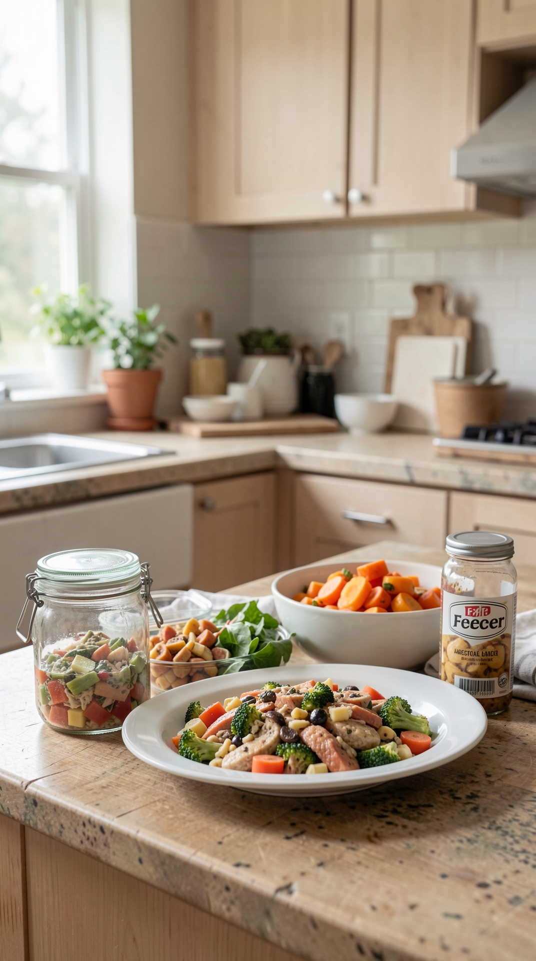 Practical Guide To Freezer Meals For Simpler Cleanup featured image showing freezer meals in a real home kitchen