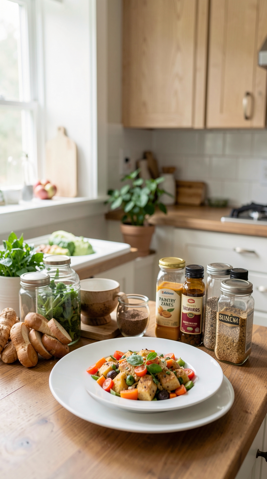 Practical Guide To Pantry Zones For Clearer Kitchen Routines featured image showing pantry zones in a real home kitchen