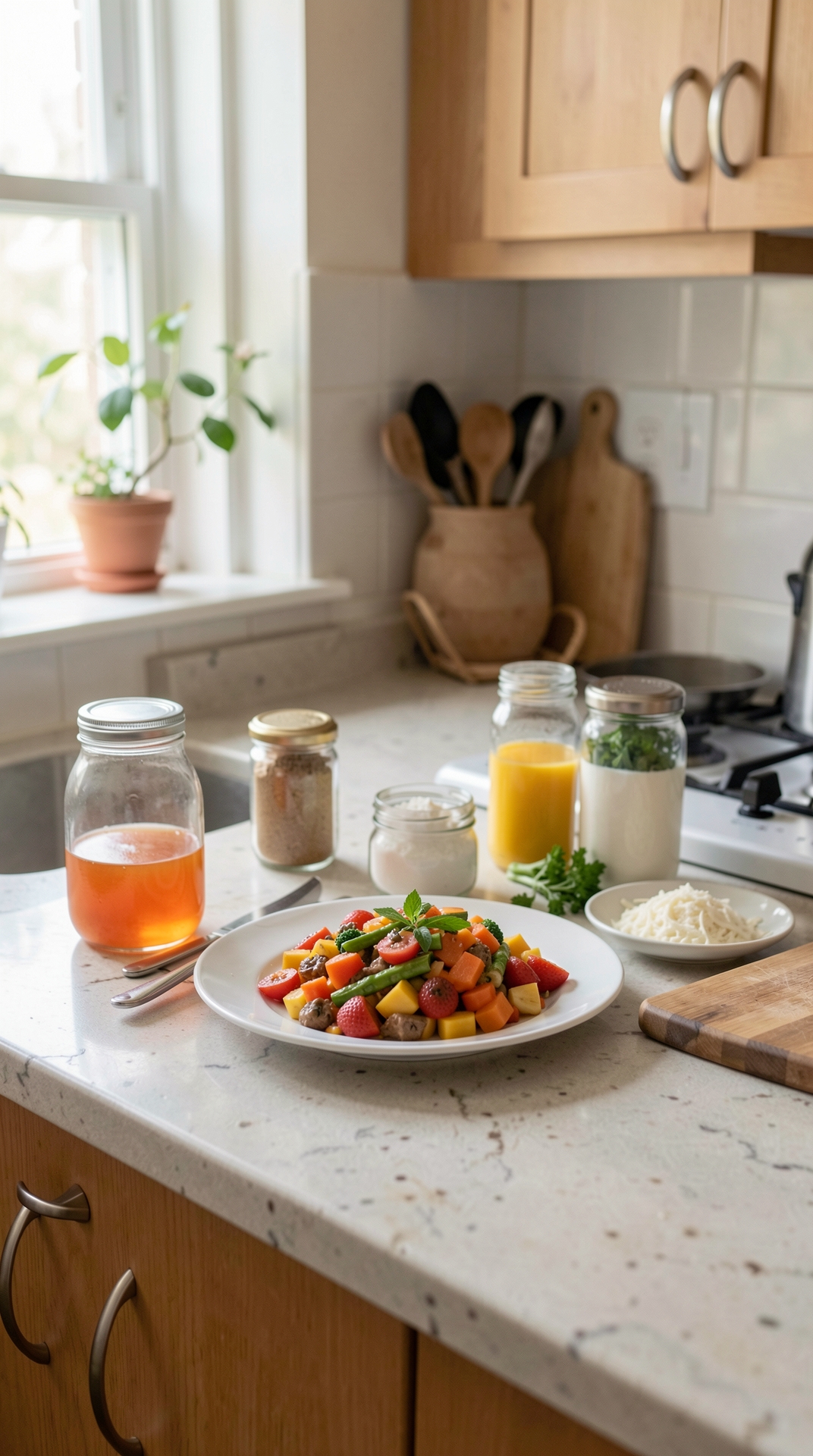 Practical Guide To Small Kitchen Counters For Simpler Cleanup featured image showing small kitchen counters in a real home kitchen