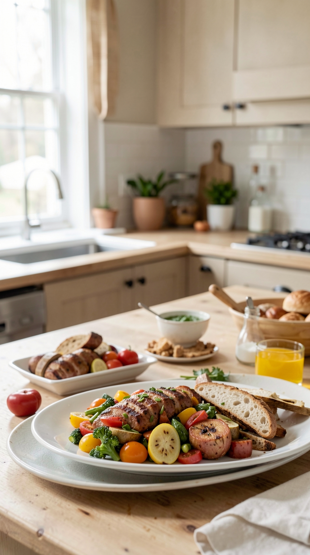 Practical Guide To Sunday Prep For More Variety At Dinner featured image showing Sunday prep in a real home kitchen