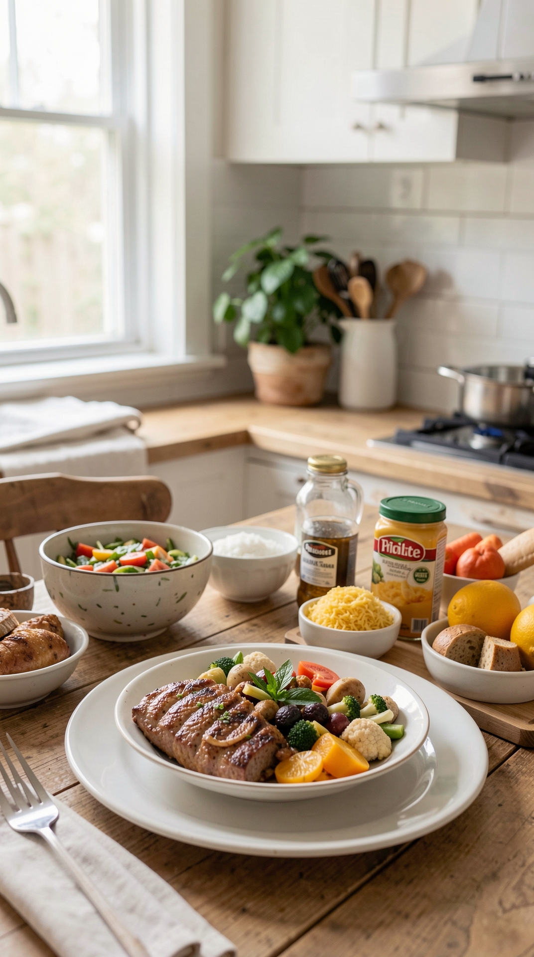 Practical Guide To Weekday Lunches For Better Grocery Habits featured image showing weekday lunches in a real home kitchen
