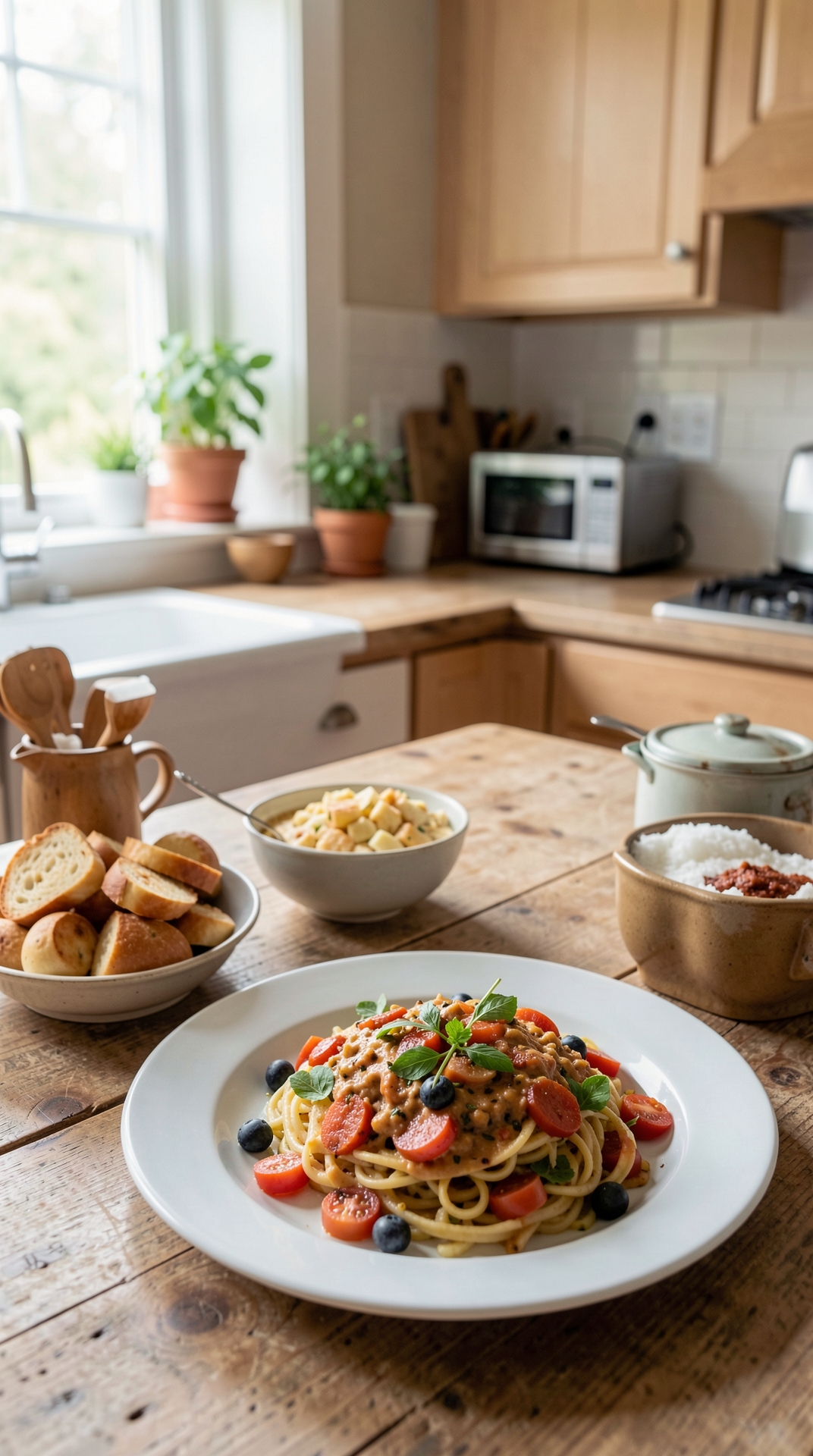 Practical Guide To Weekday Lunches For Less Stress On Weeknights featured image showing weekday lunches in a real home kitchen