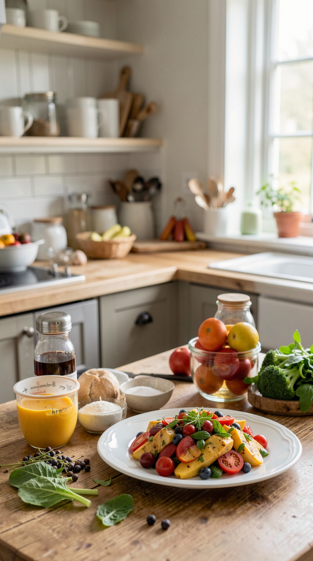 Practical Guide To Weekly Shopping Lists For Less Food Waste featured image showing weekly shopping lists in a real home kitchen