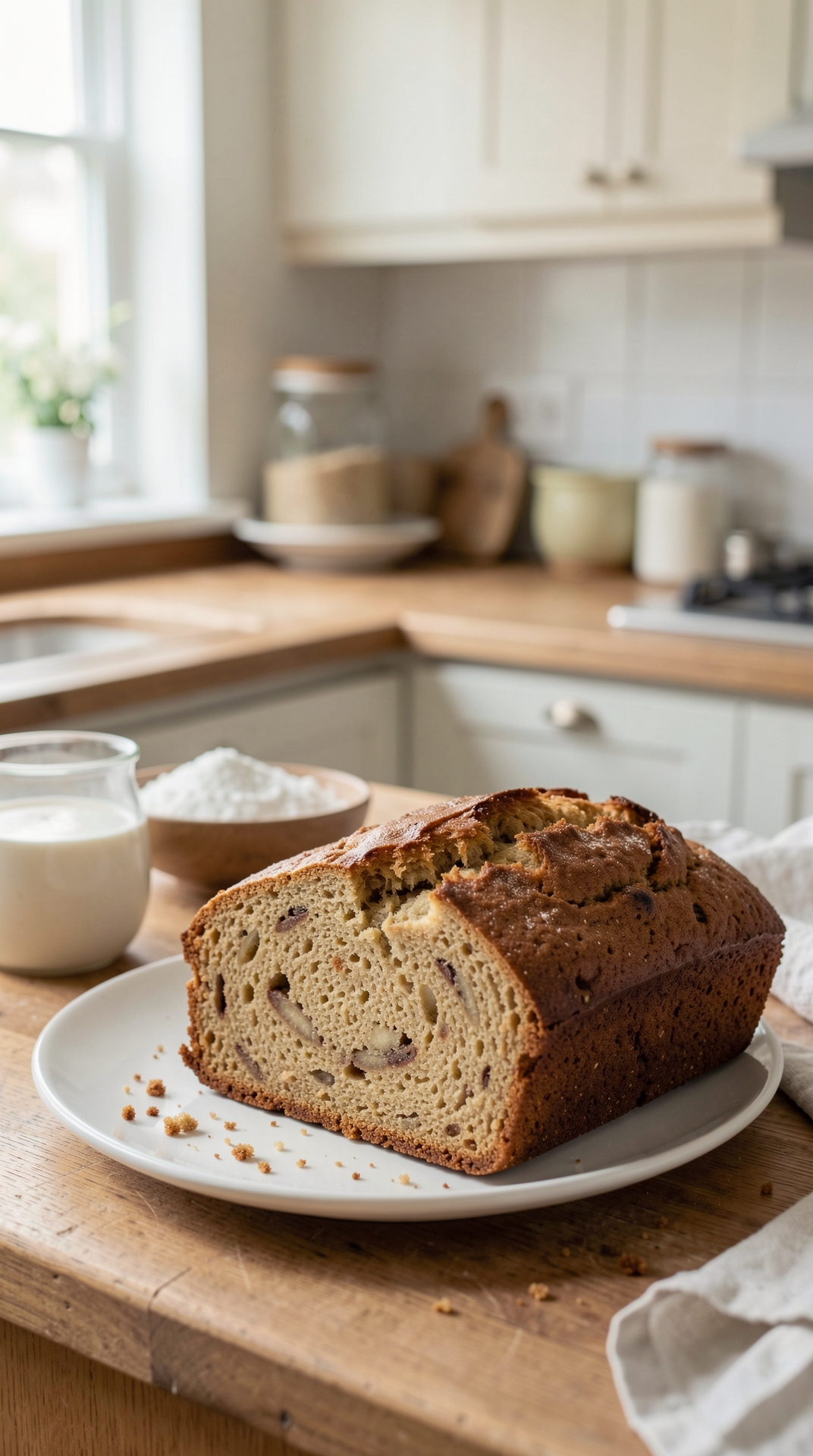 Simple Methods For Banana Bread For More Reliable Rise featured image showing banana bread in a real home kitchen