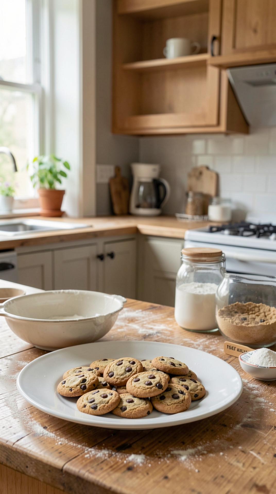 Simple Methods For Cookies For Less Waste When Baking featured image showing cookies in a real home kitchen